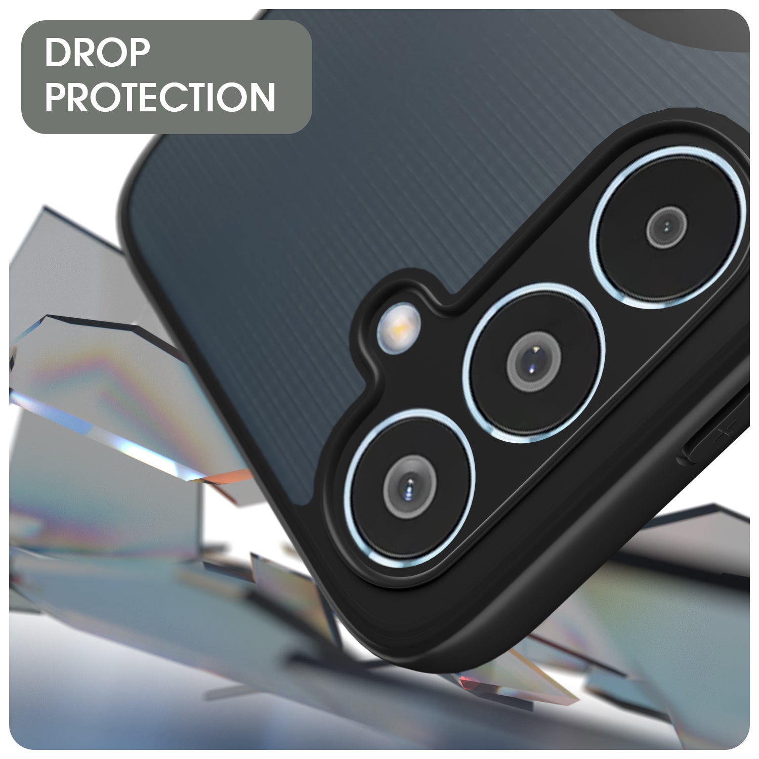 Pikkme Samsung Galaxy M35 5G Eagle 2 Mag-Safe Smoke Shockproof Hard Transparent Back Cover (Black)