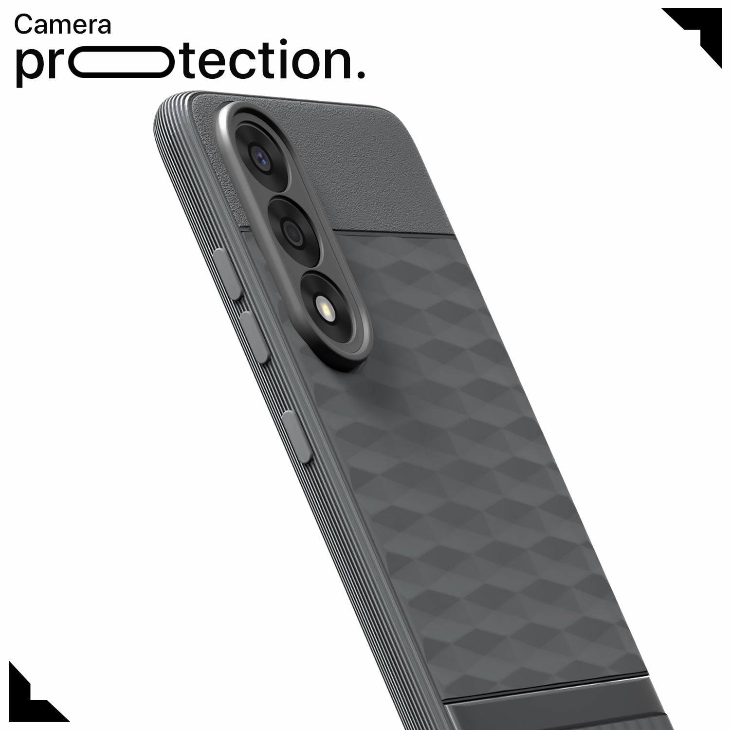 Pikkme OnePlus Nord 5 5G Shockproof Soft Flexible Gencase Back Cover (Grey)