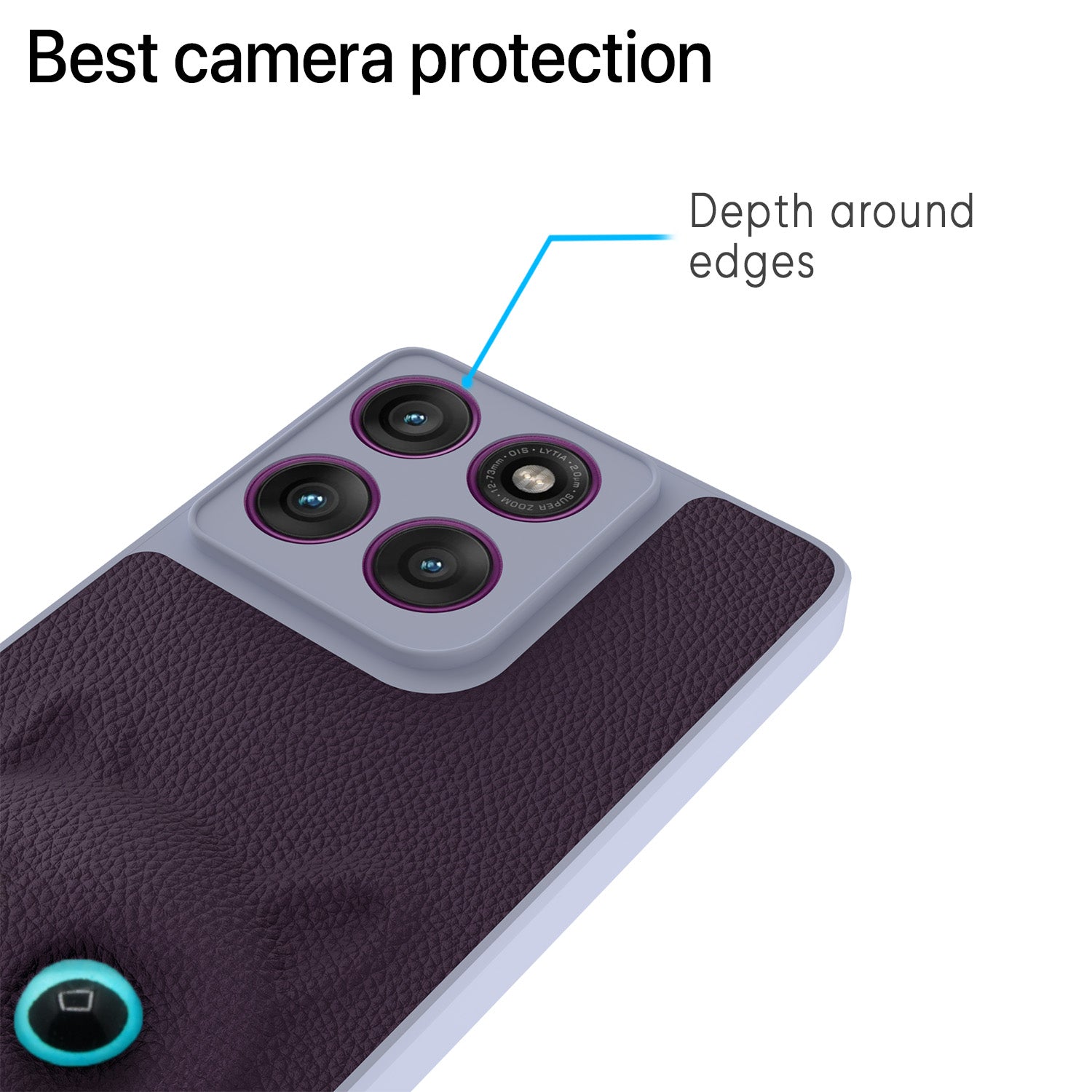 Pikkme Motorola Moto Edge 60 Pro 5G kitty Back Cover (Purple)