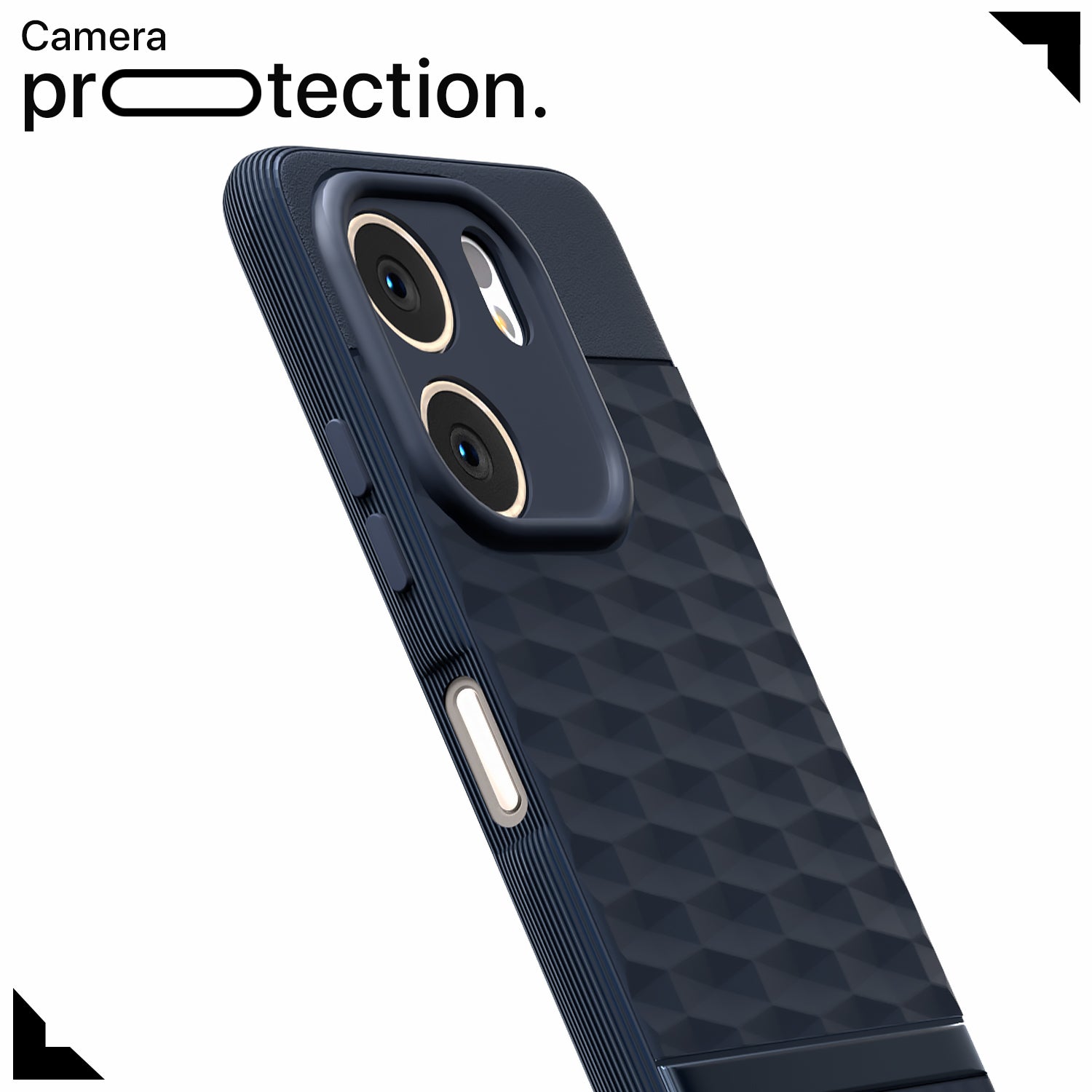 Pikkme Oppo A5x Shockproof Soft Flexible Gencase Back Cover (Blue)
