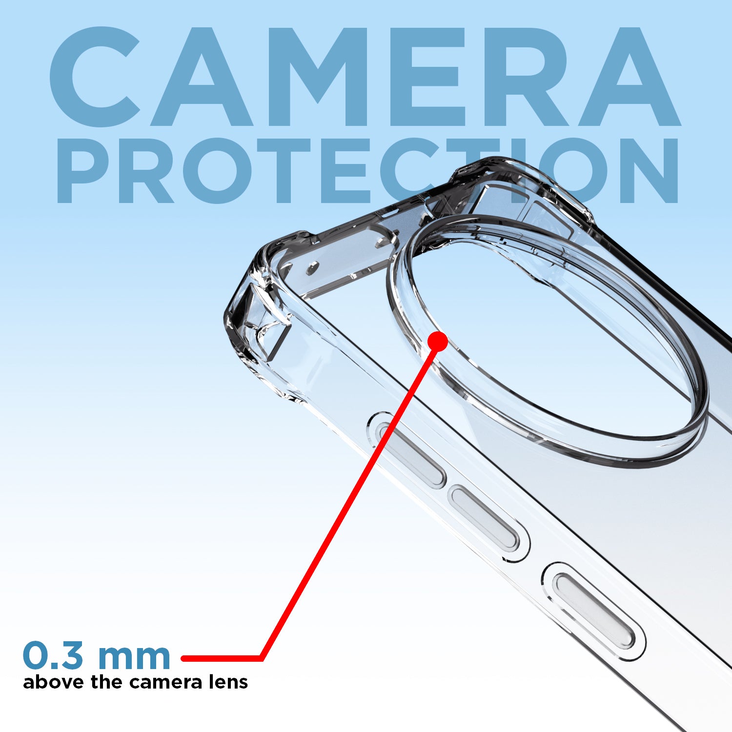 Pikkme Realme P3 Pro 5G PC + TPU Crystal Clear Back Cover (Transparent)