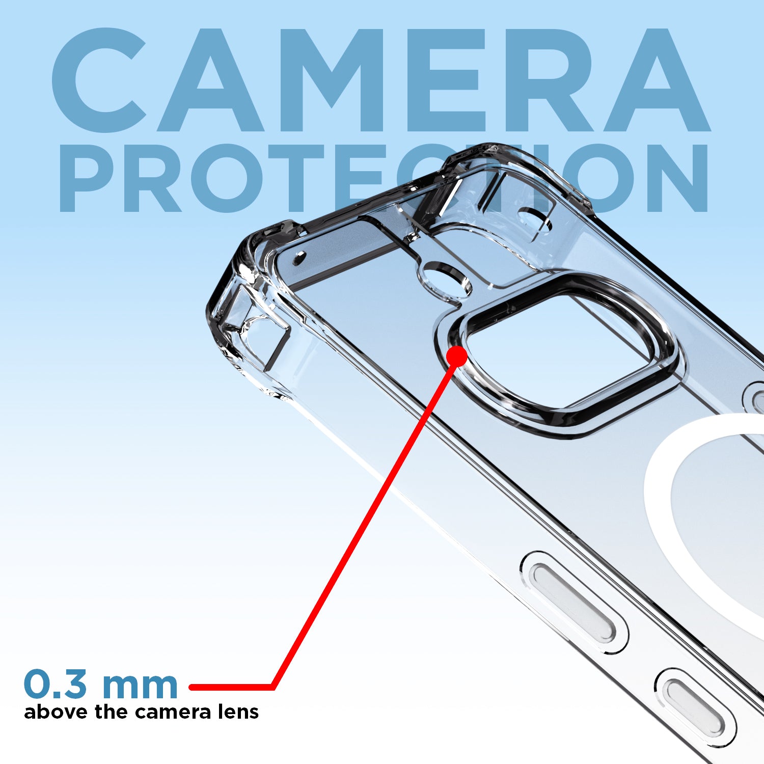Pikkme Nothing Phone 3a 5G PC + TPU Mag-Safe Clear Transparent Back Cover (Transparent)