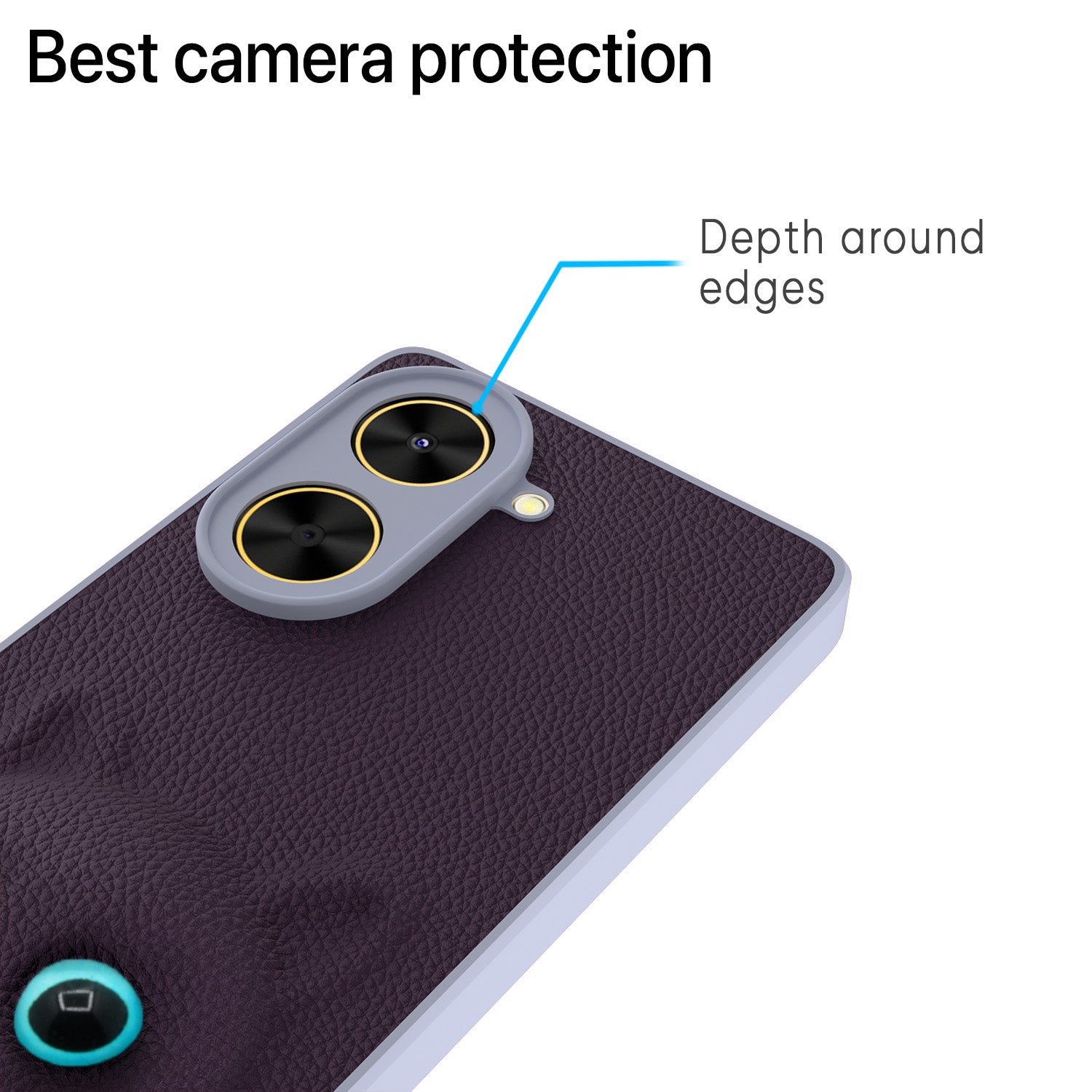 Pikkme Poco C71 / Redmi A5 Kitty Back Cover (Purple)