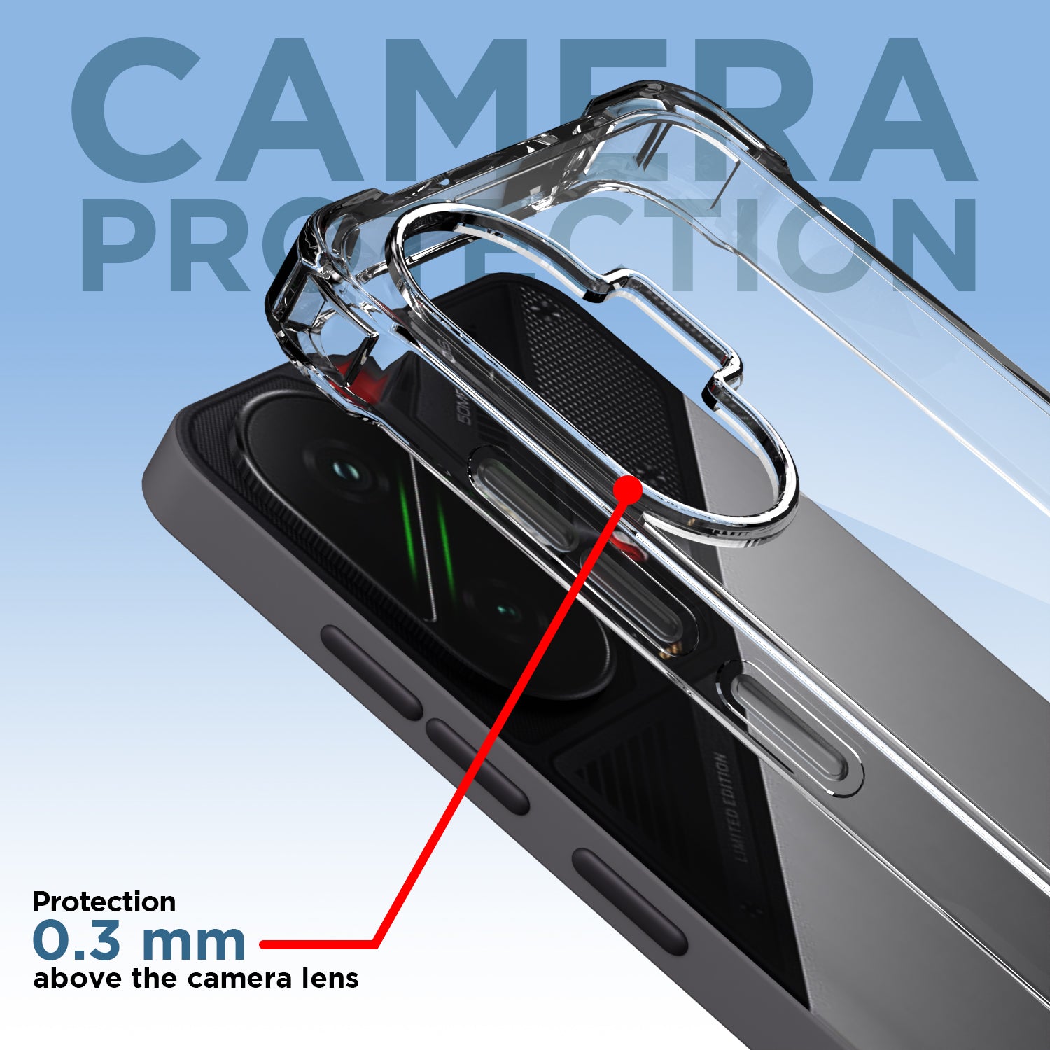 Pikkme Poco F7 5G PC + TPU Clear Transparent Back Cover (Transparent)