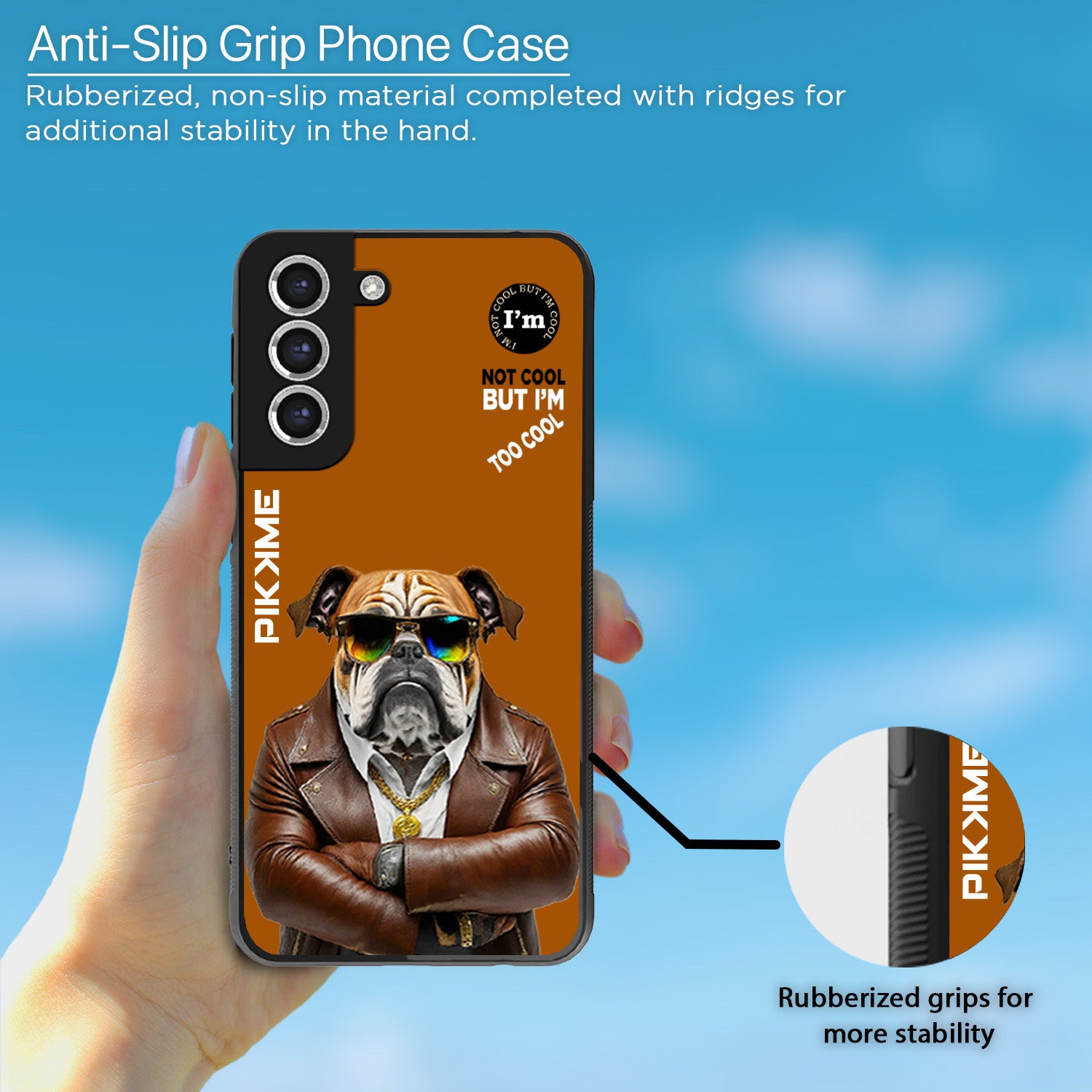 Pikkme Brown Dog Swag Samsung Galaxy S20 Fe NIm2 Back Cover (Design 10)