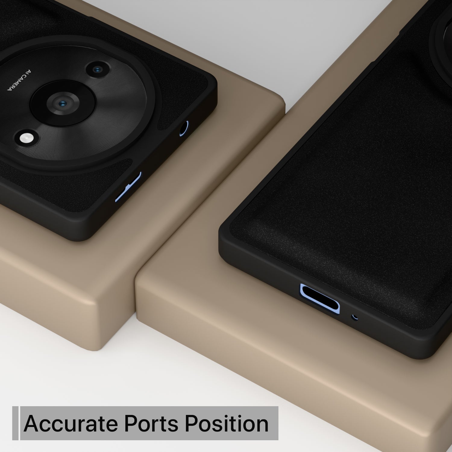 Pikkme Redmi A3 (2024) / Redmi A3x / Poco C61 Premium Leatherback Case (Black)