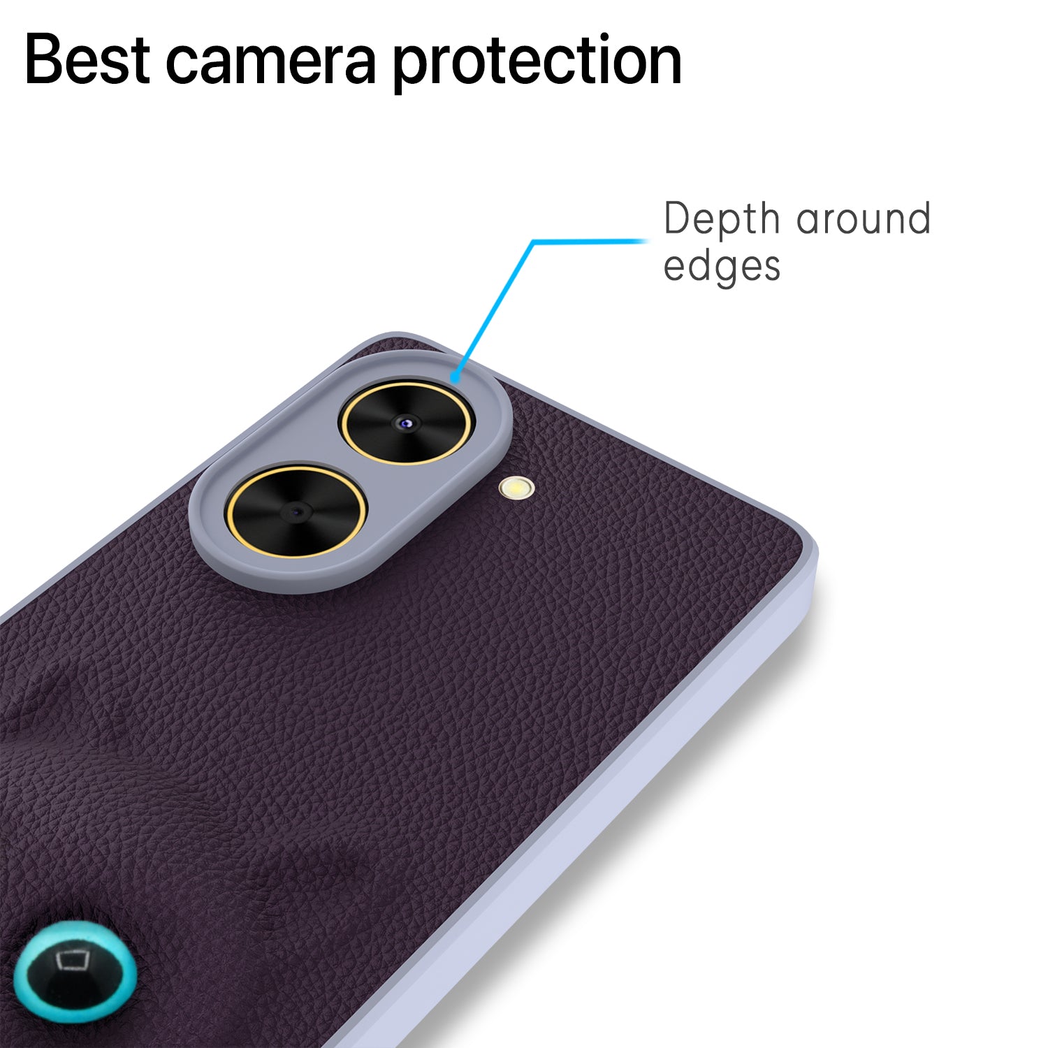 Pikkme Poco C71 / Redmi A5 Kitty Back Cover (Purple)