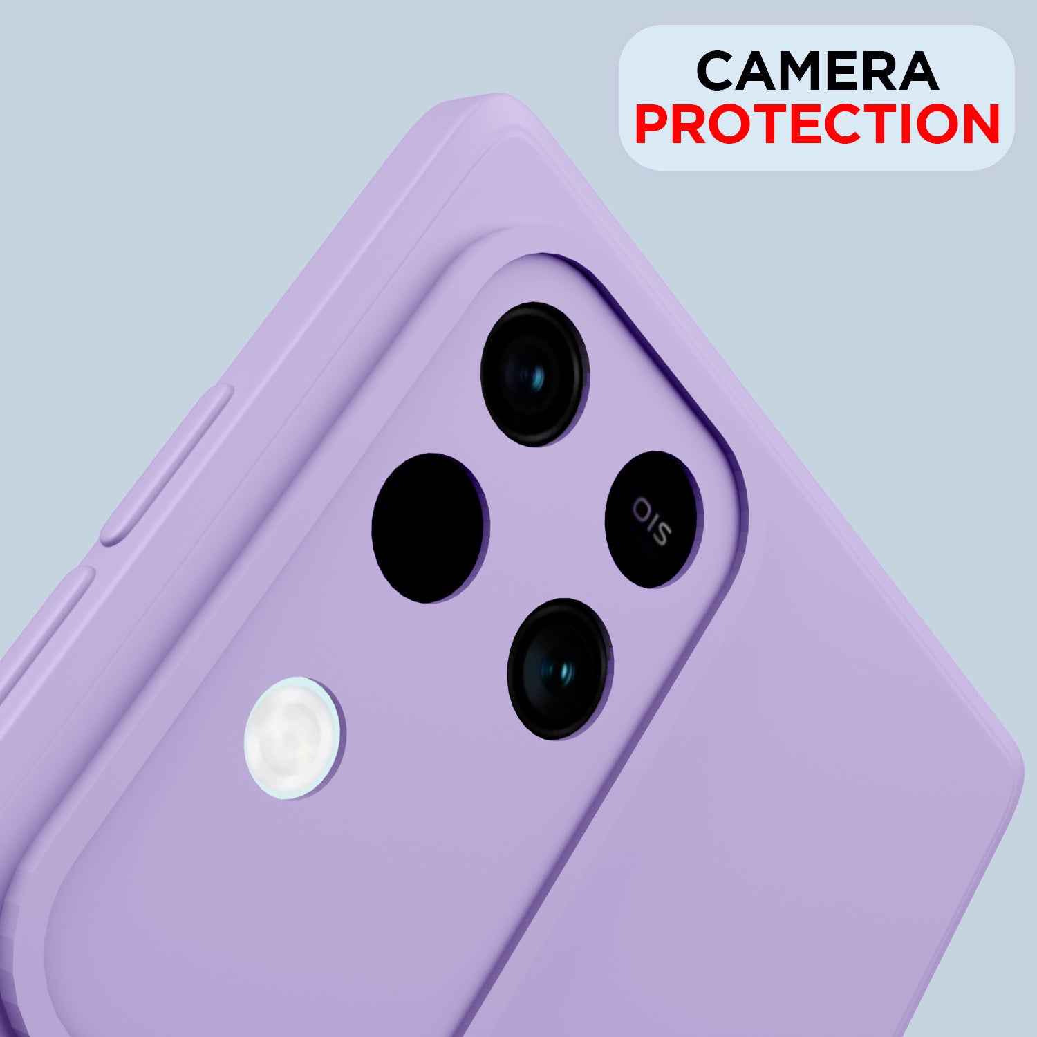 Pikkme Vivo V30 5G / Vivo V30 Pro 5G Soft Matte Silicone Shockproof Case | Purple