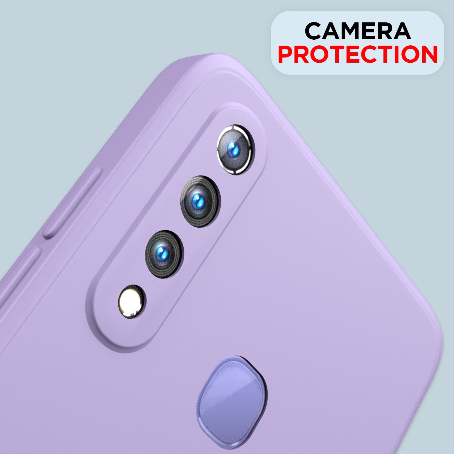 Pikkme Vivo Z1 Pro Liquid Silicone Back Cover | Purple