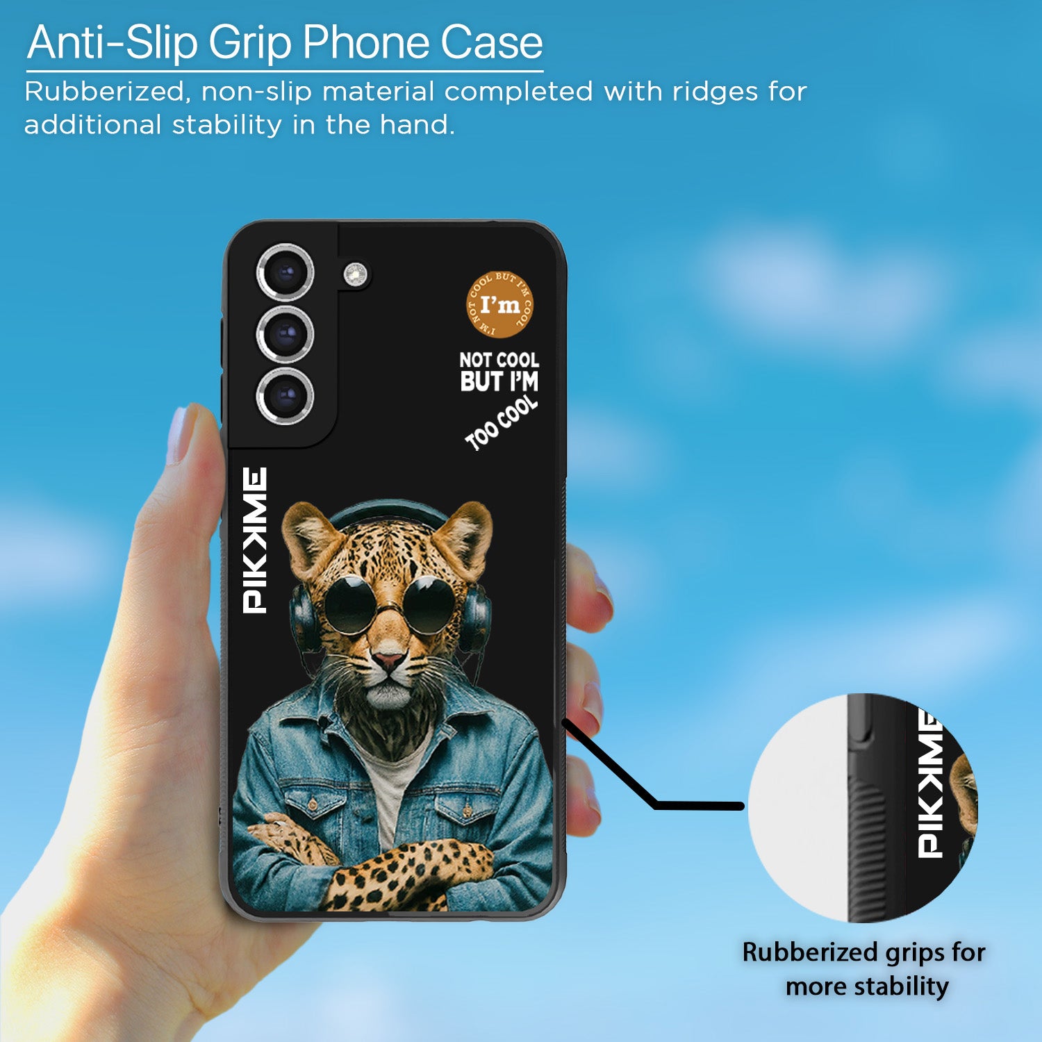 Pikkme Black Leopard Swag Samsung Galaxy S20 Fe Nim2 Back Cover (Design 04)