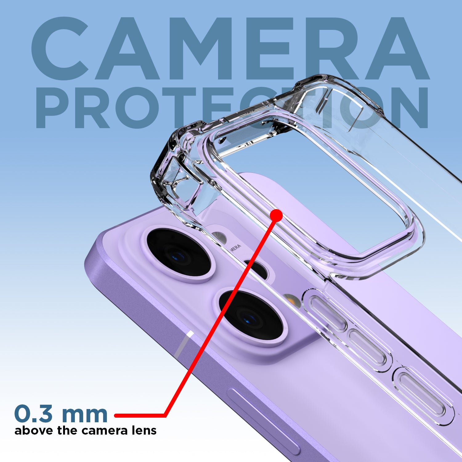 Pikkme Oppo Reno 14 5G PC + TPU Crystal Clear Back Cover (Transparent)