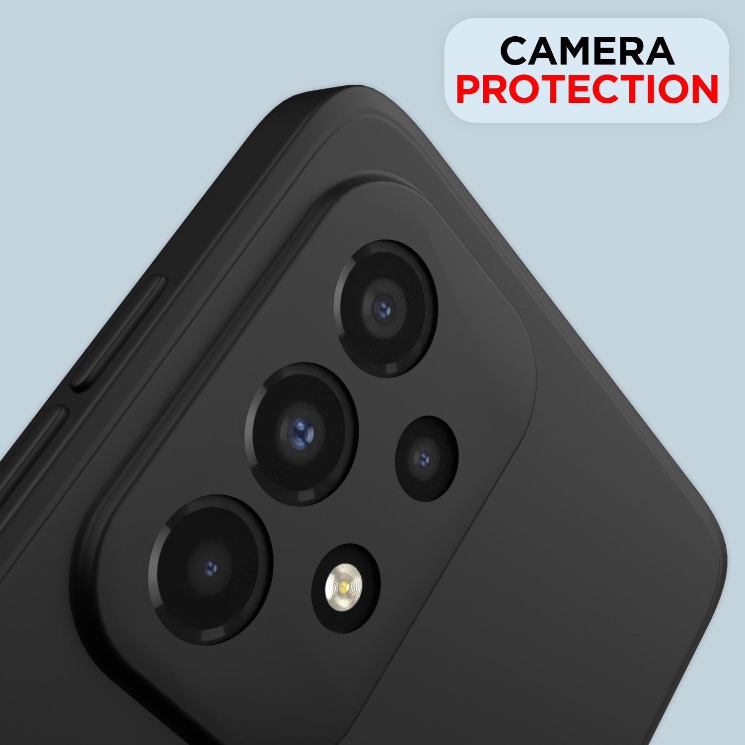 Pikkme Samsung Galaxy A33 5GLiquid Siliconee Back Cover | Black