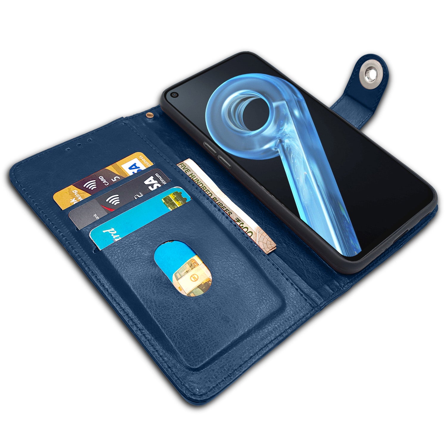 Pikkme blue Button flip case for Realme 9i – photo 5