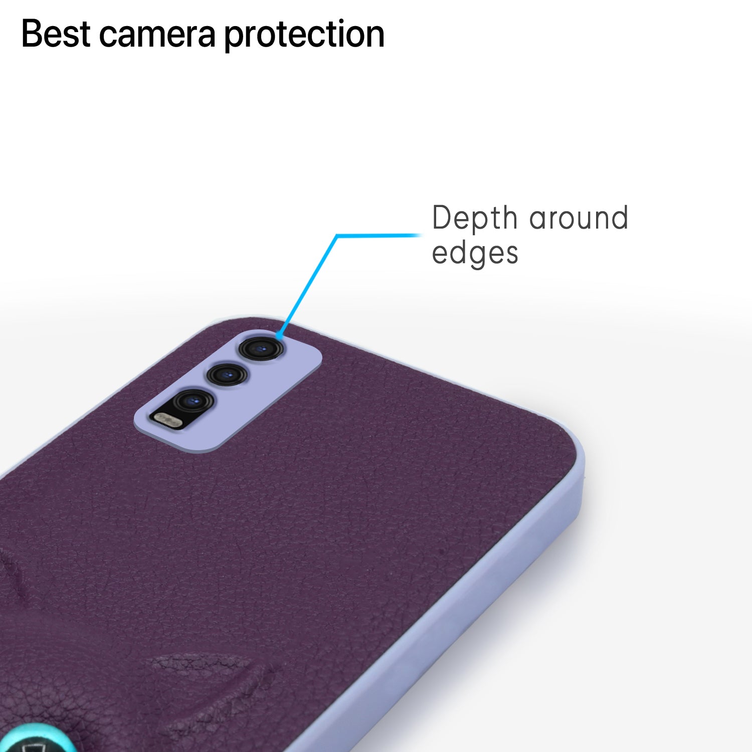 Pikkme Vivo Y20 / Vivo Y20i / Vivo Y12s Kitty Back Cover (Purple)