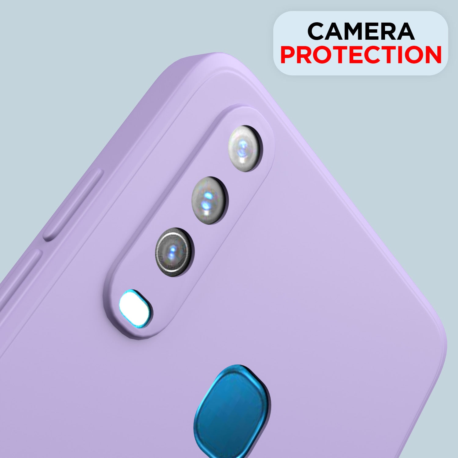 Pikkme Vivo Y12 / Y15 / Y17 / U10 Soft Matte Silicone Shockproof Case | Purple