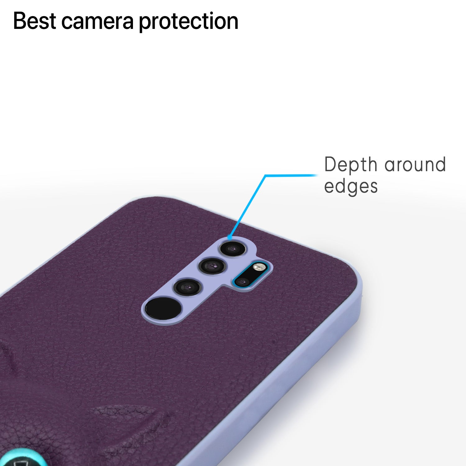 Pikkme Mi Redmi Note 8 Pro Kitty Back Cover (Purple)