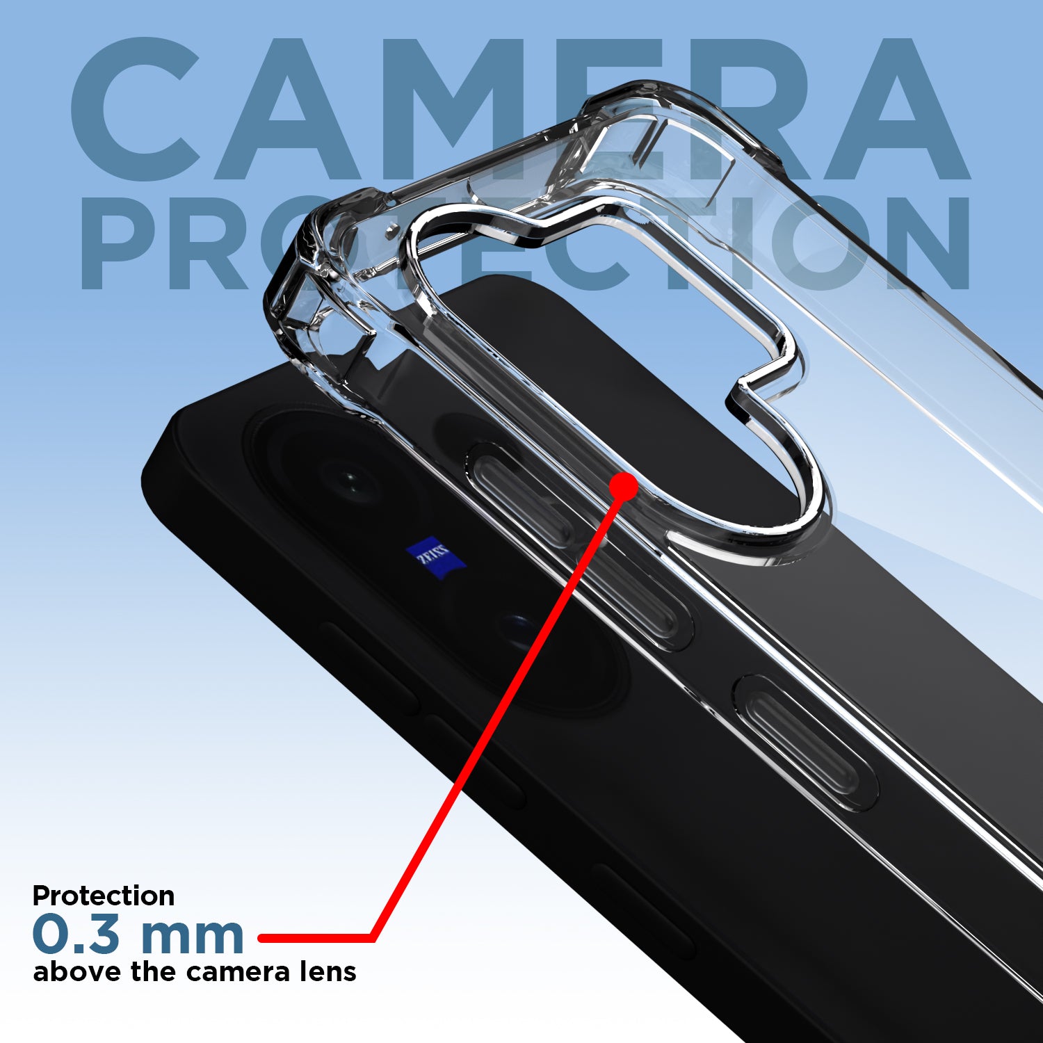 Pikkme Vivo V60 5G PC + TPU Crystal Clear Transparent Back Cover (Transparent)