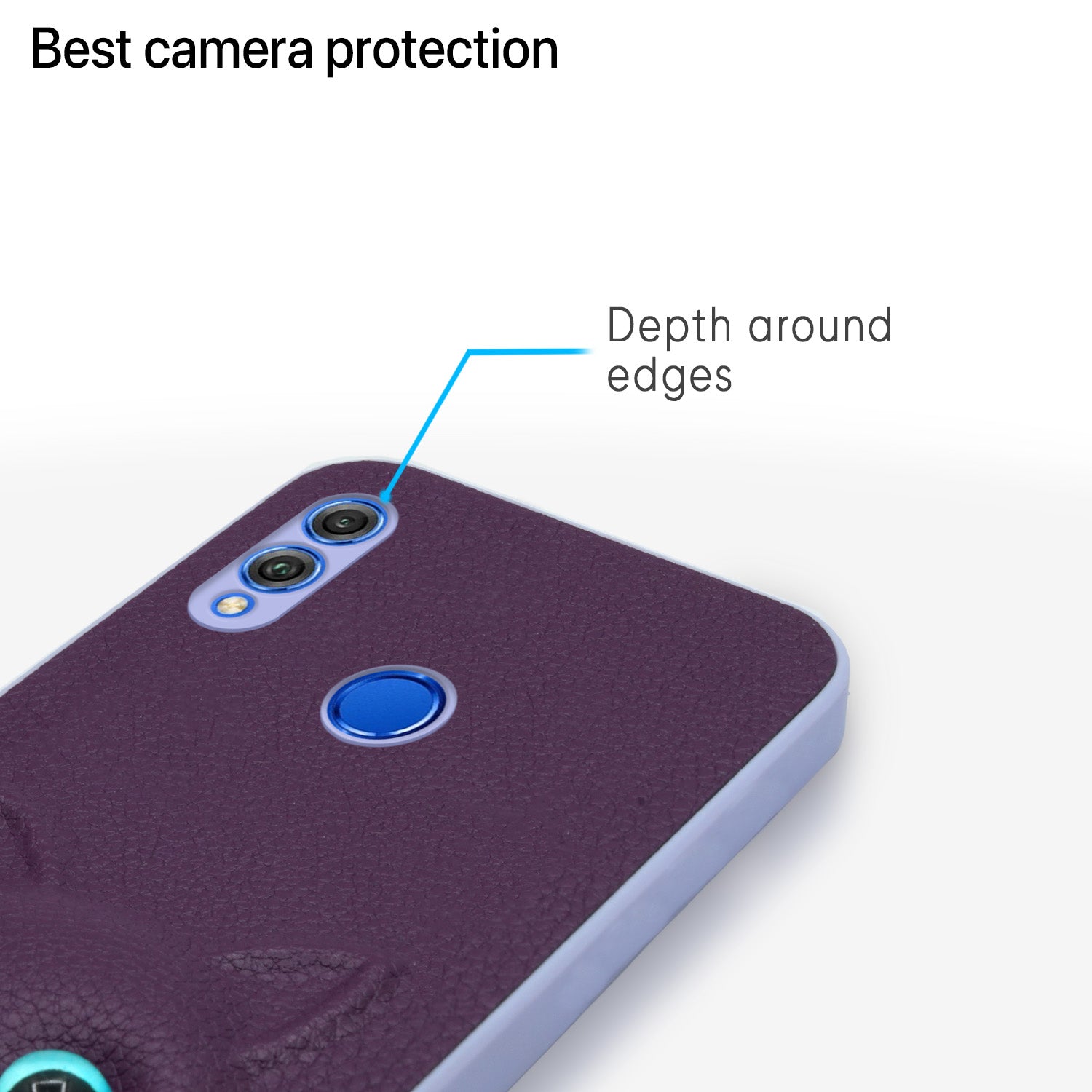 Pikkme Honor 8X Kitty Back Cover (Purple)