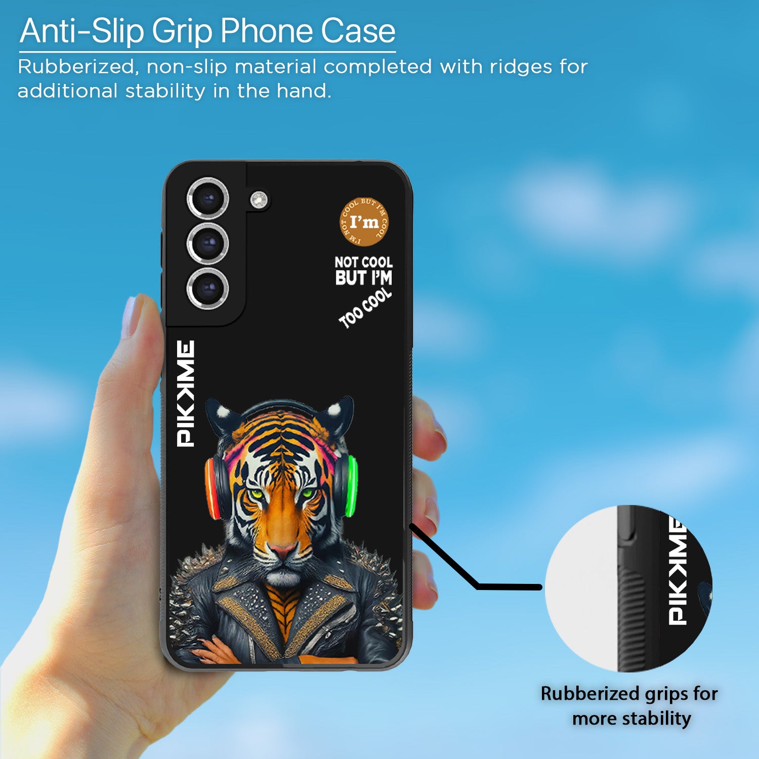 Pikkme Black Tiger Swag Samsung Galaxy S20 Fe NIm2 Back Cover (Design 06)