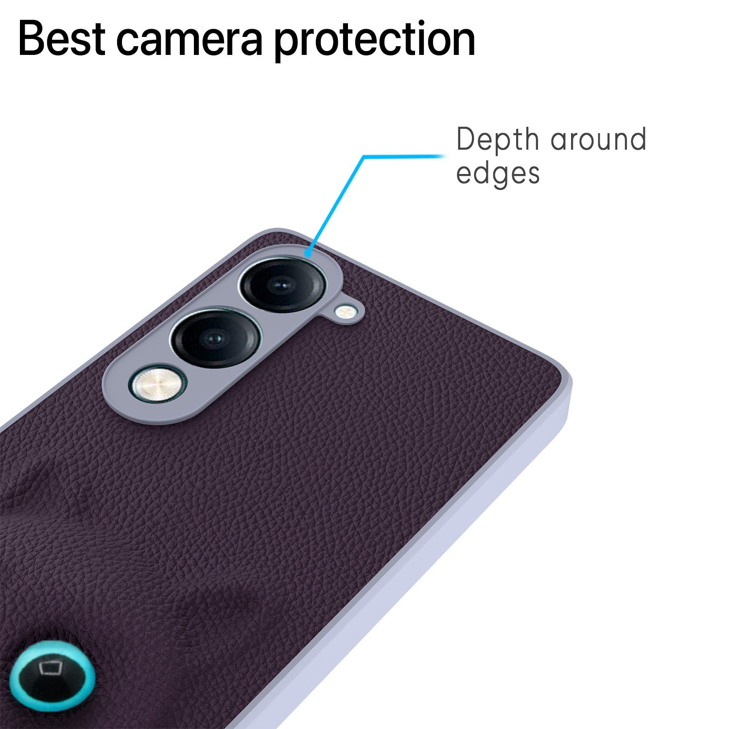 Pikkme Vivo Y19e 4G / Vivo Y29s kitty Back Cover (Purple)