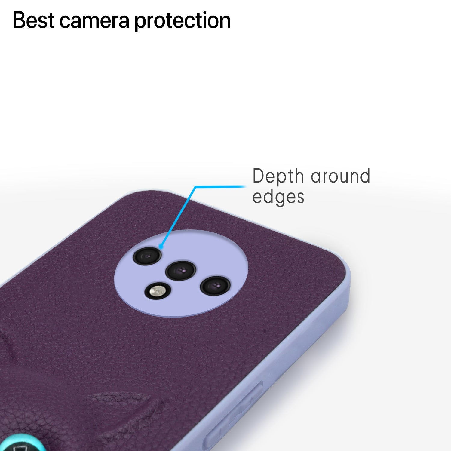 Pikkme Oneplus 7T Kitty Back Cover (Purple)