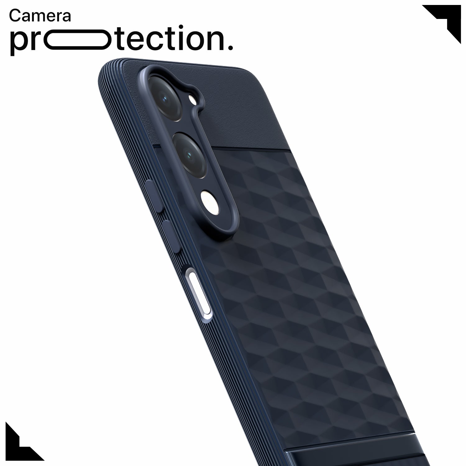 Pikkme Vivo T4 lite 5G / IQOO Z10 lite 5G / Vivo Y04 4G / Vivo Y19 5G Shockproof Soft Flexible Gencase Back Cover (Blue)
