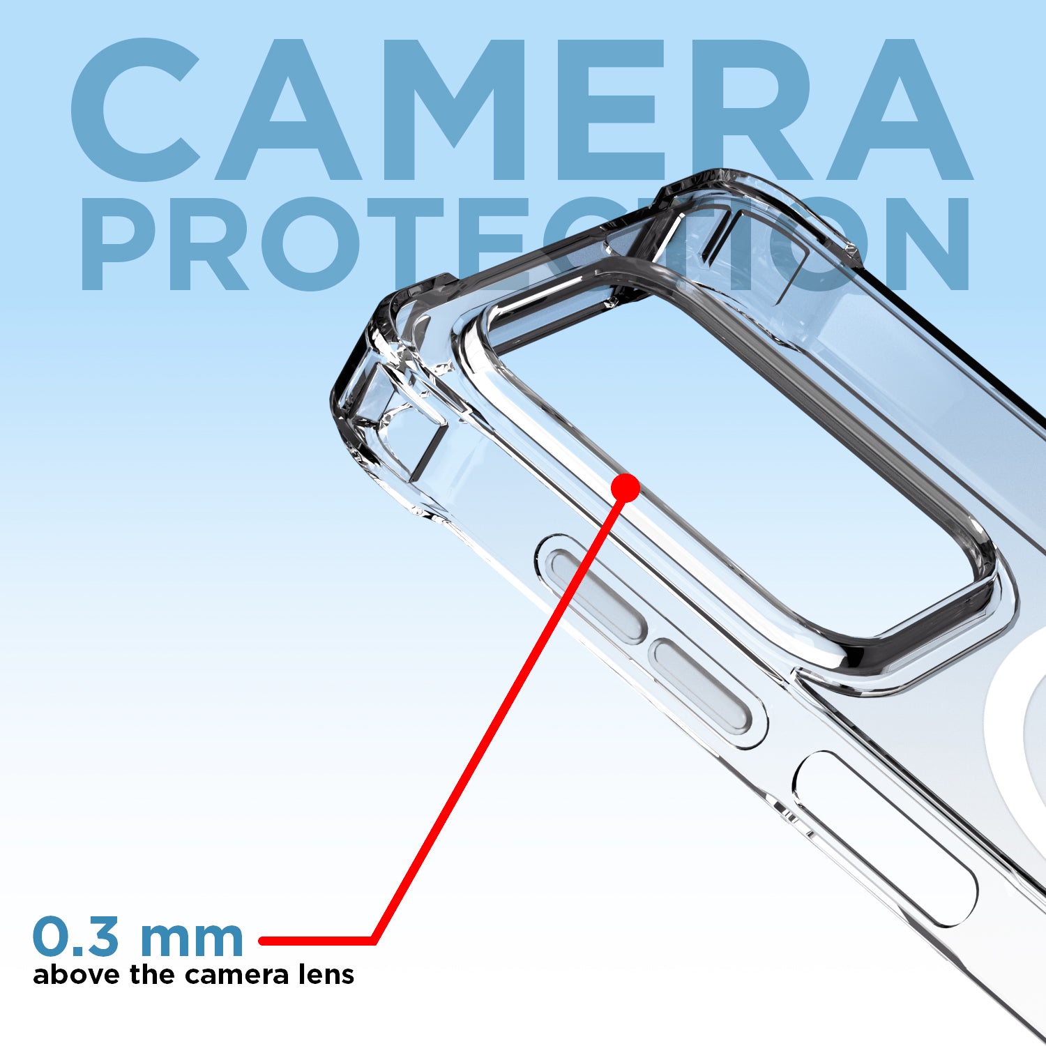 Pikkme Vivo T4x 5G / iQoo Z10x 5G Mag-Safe Shockproof PC + TPU Back Cover (Transparent)