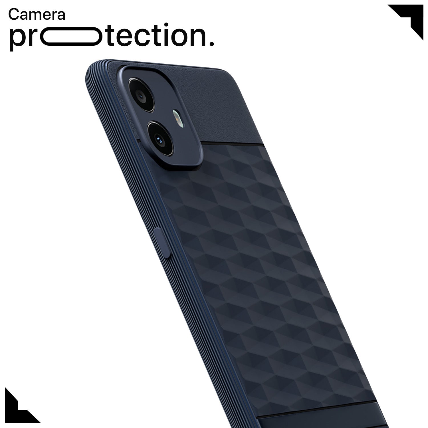 Pikkme CMF by Nothing Phone 1 5G Shockproof Soft Flexible Gencase Back Cover (Blue)