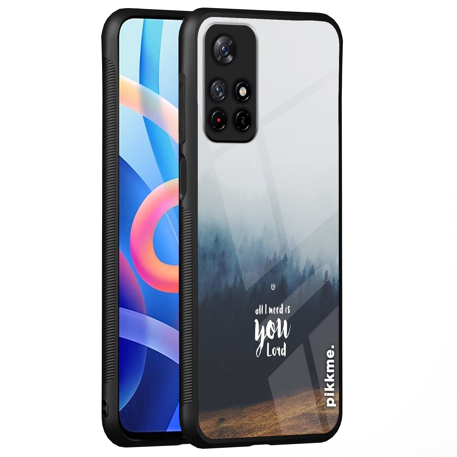 Pikkme Hybrid mobile back cover for Redmi Note 11T/Poco M4 Pro 5G