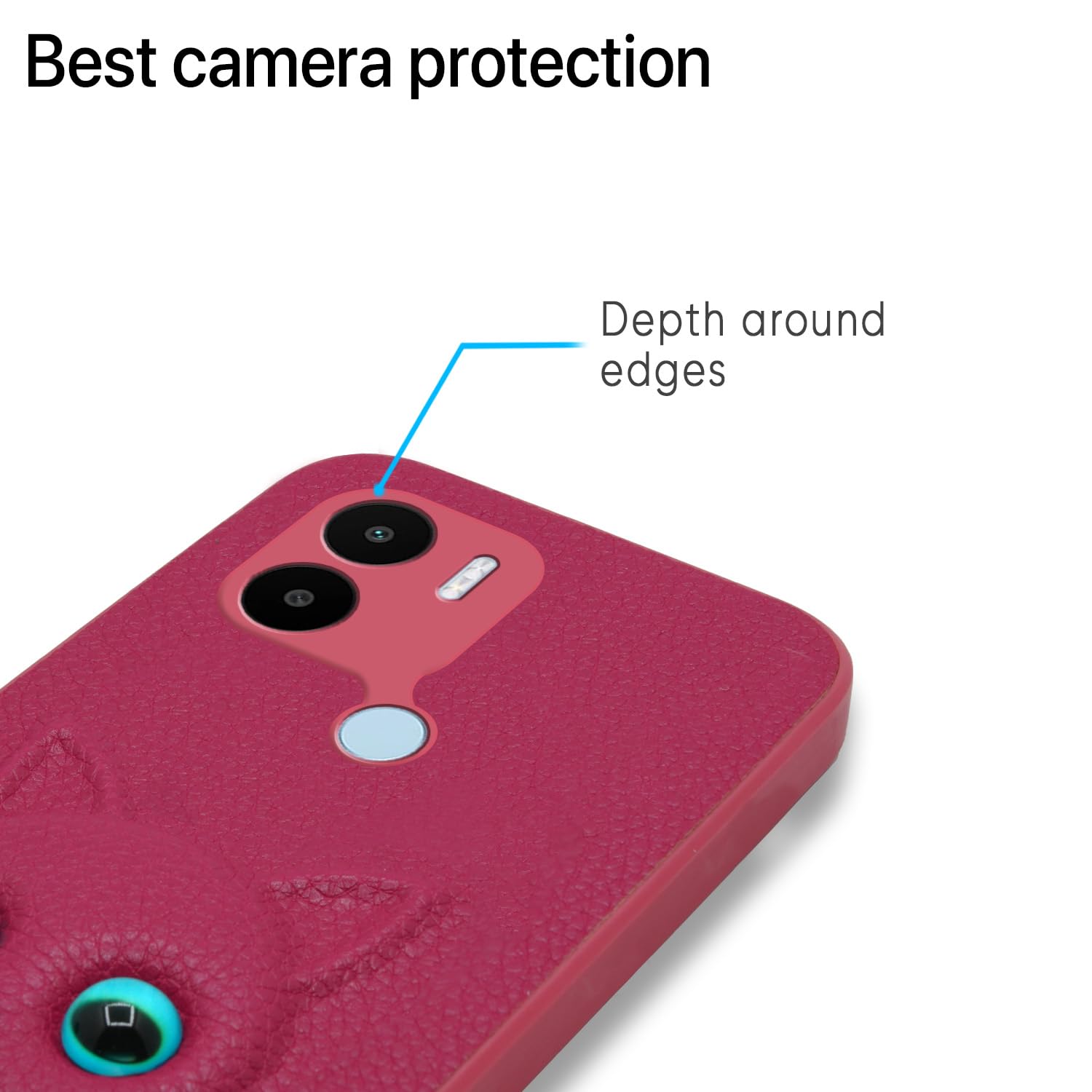 Pikkme pink mobile cover for Poco C51/Redmi A1 Plus/Redmi A2 Plus/C50, Redmi A1 Plus/A2 Plus/Poco C50 – photo 5