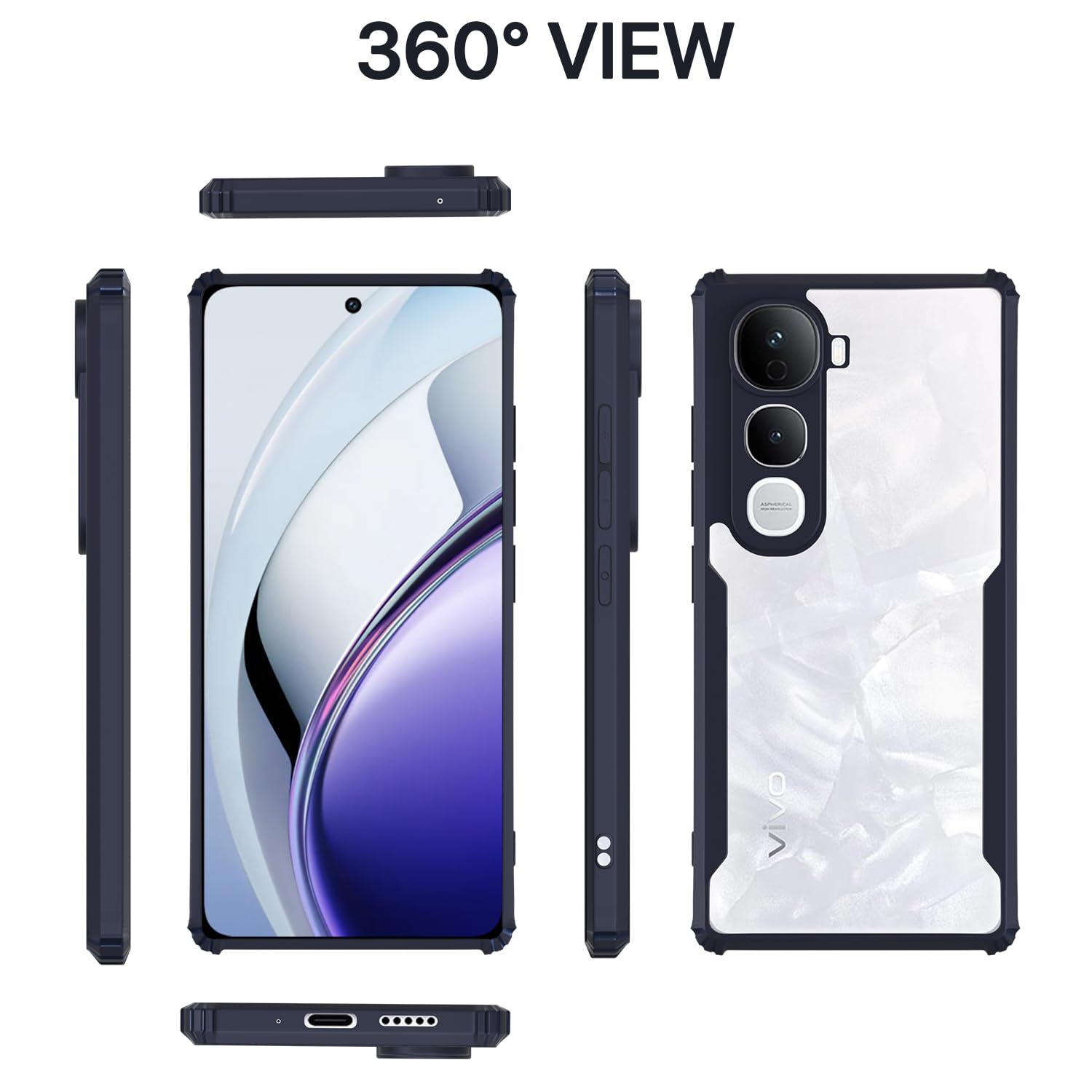 Pikkme blue back cover for Vivo Y400 Pro 5G Ultra – photo 3