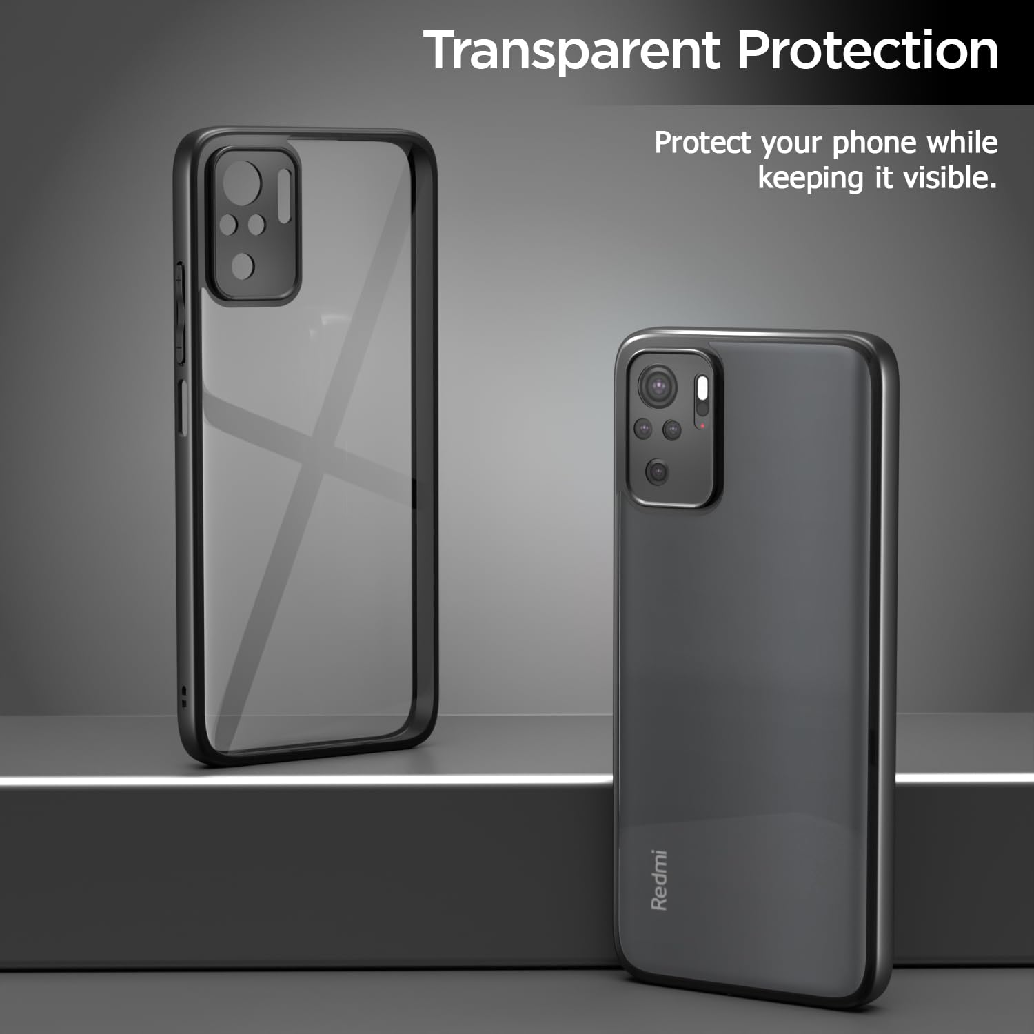 Pikkme Redmi Note 10 / Note 10S Eagle 2.0 Back Cover (Black)