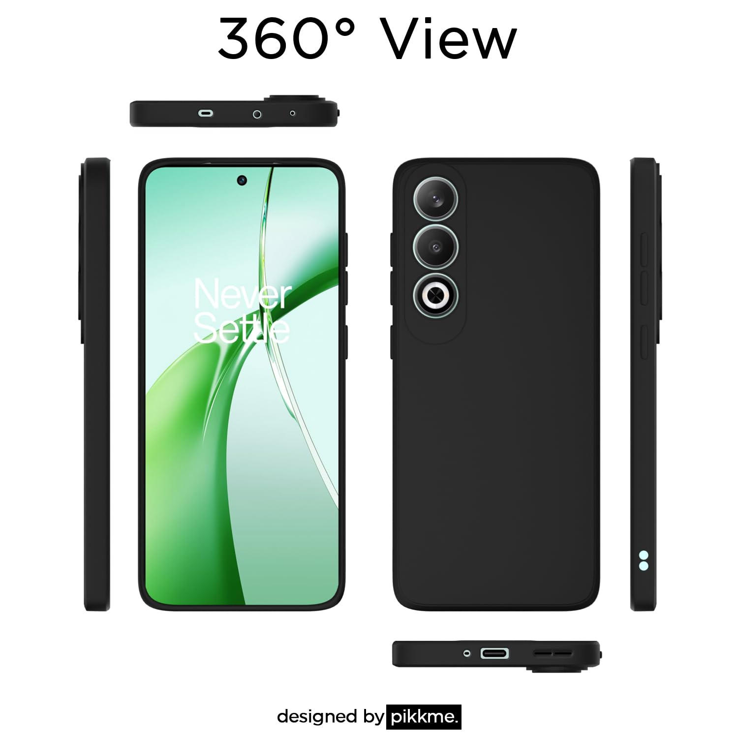 Pikkme OnePlus Nord Matte black phone cover – photo 4