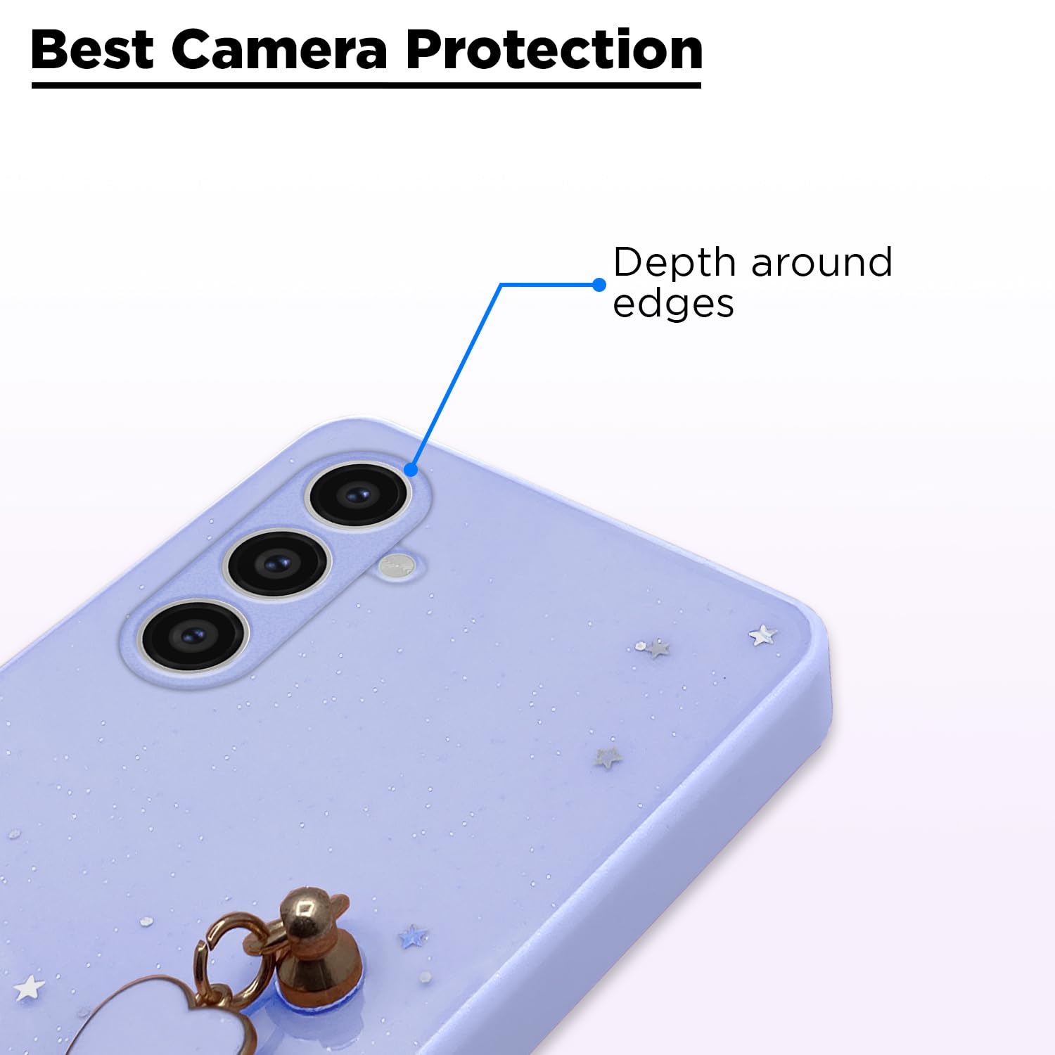 Samsung S23 FE 5G mobile back cover in purple by Pikkme – photo 2