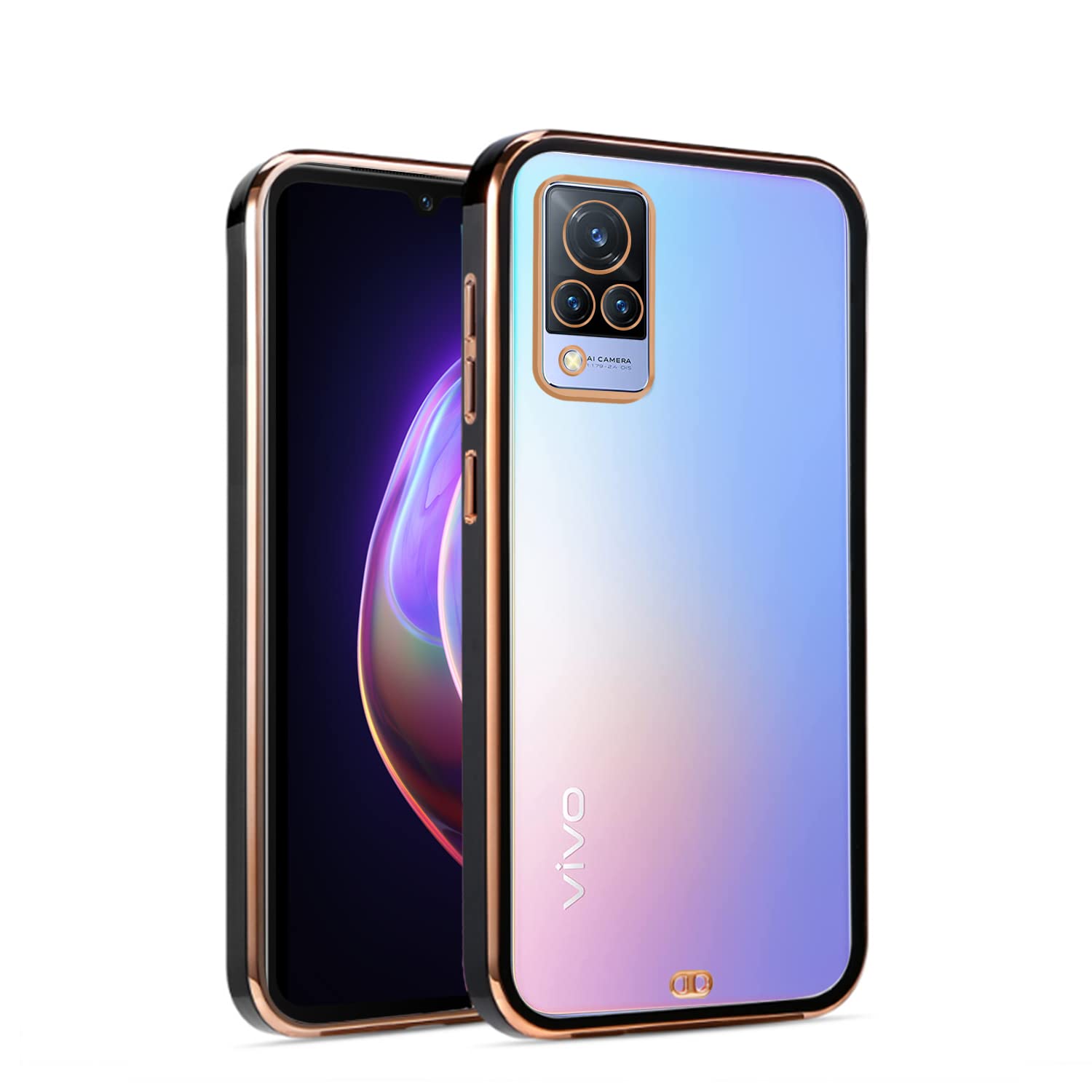 Black Chrome phone cover for Vivo V21 5G – Pikkme