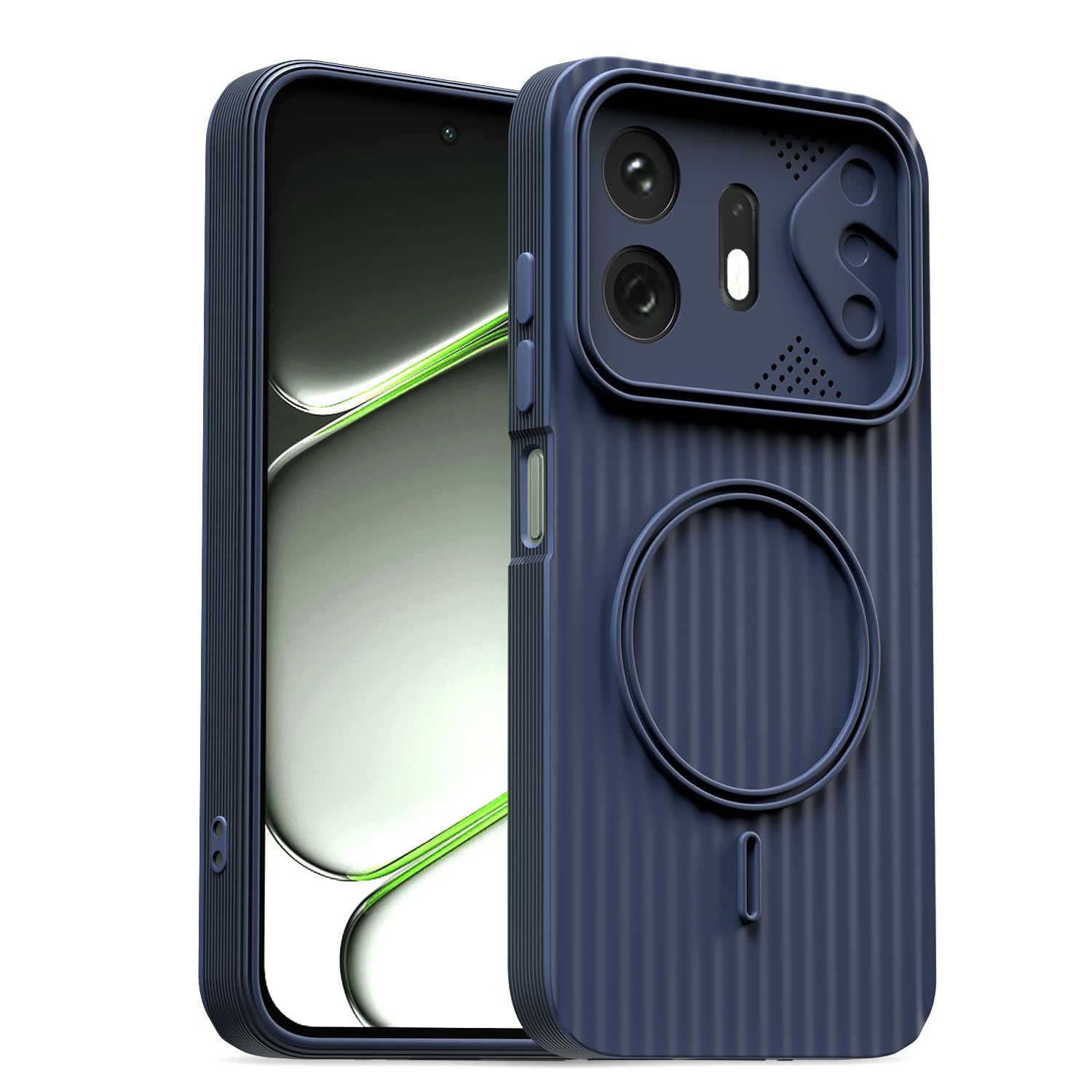 Pikkme blue MagSafe mobile back cover for OnePlus N6 5G