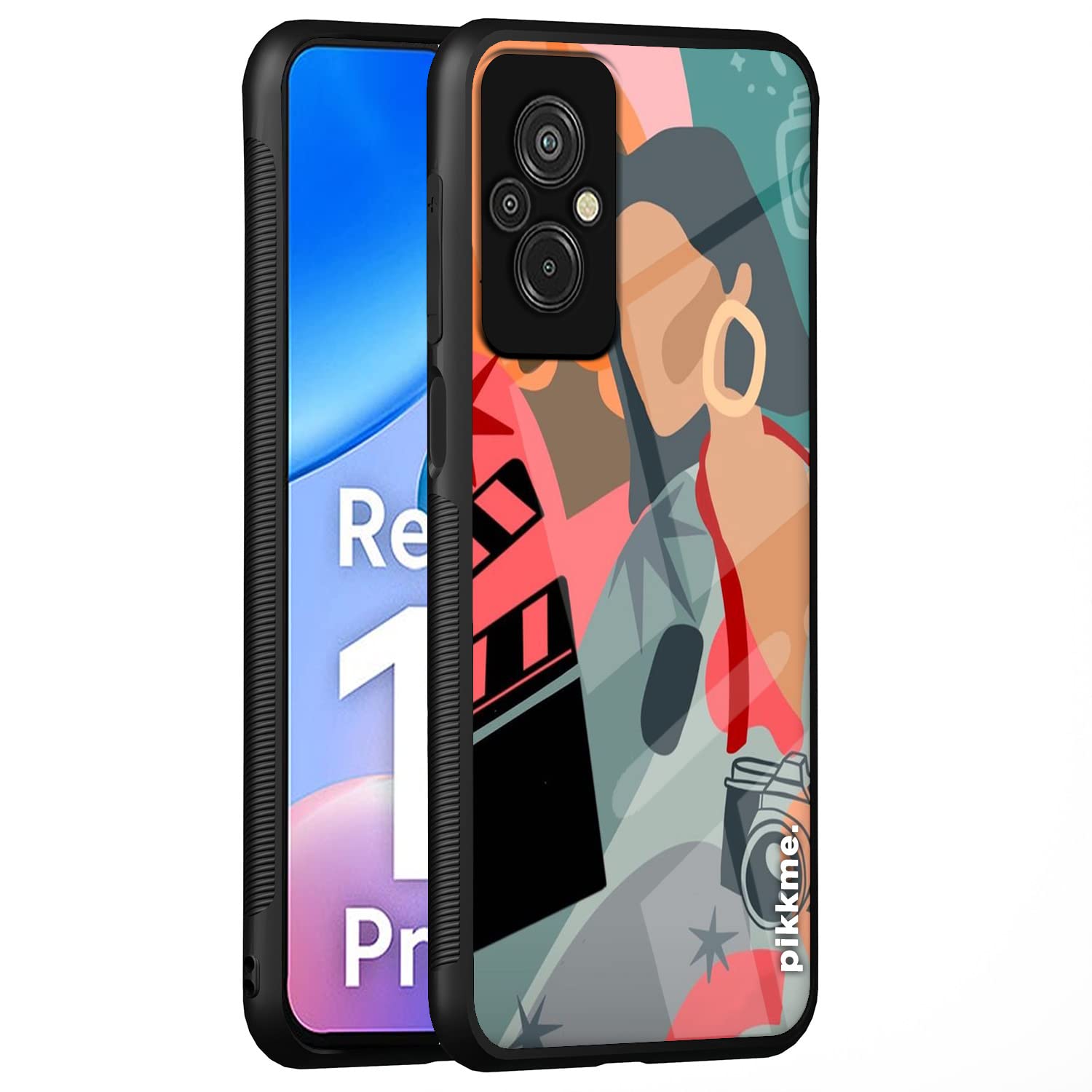 Pikkme Hybrid mobile back cover for Redmi 11 Prime 4G