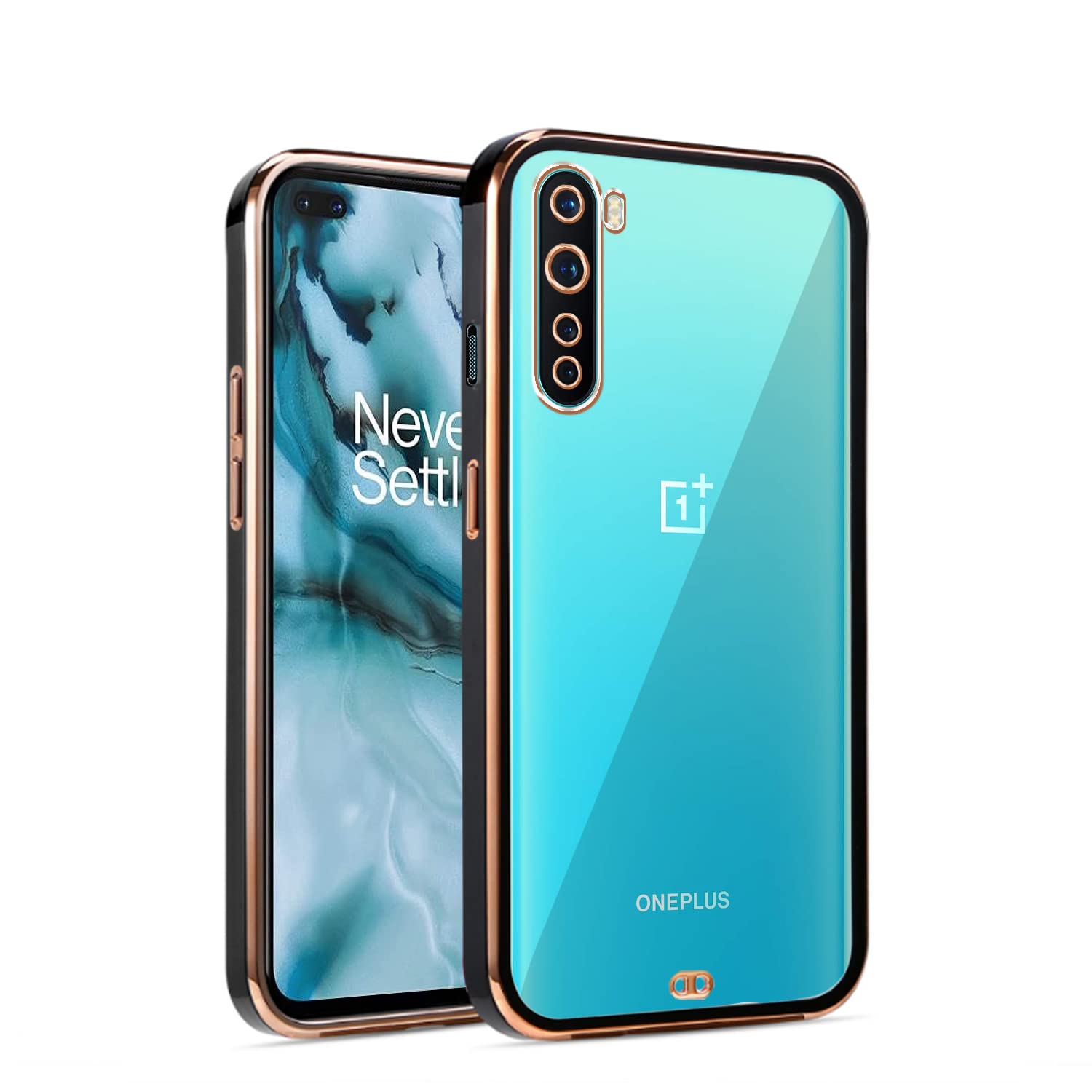 Pikkme black mobile cover for OnePlus Nord