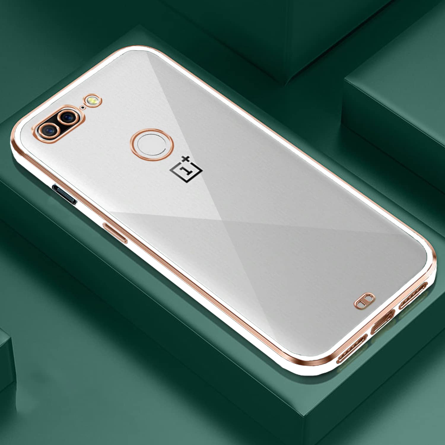 OnePlus 5T Chrome phone cover in white by Pikkme – photo 6