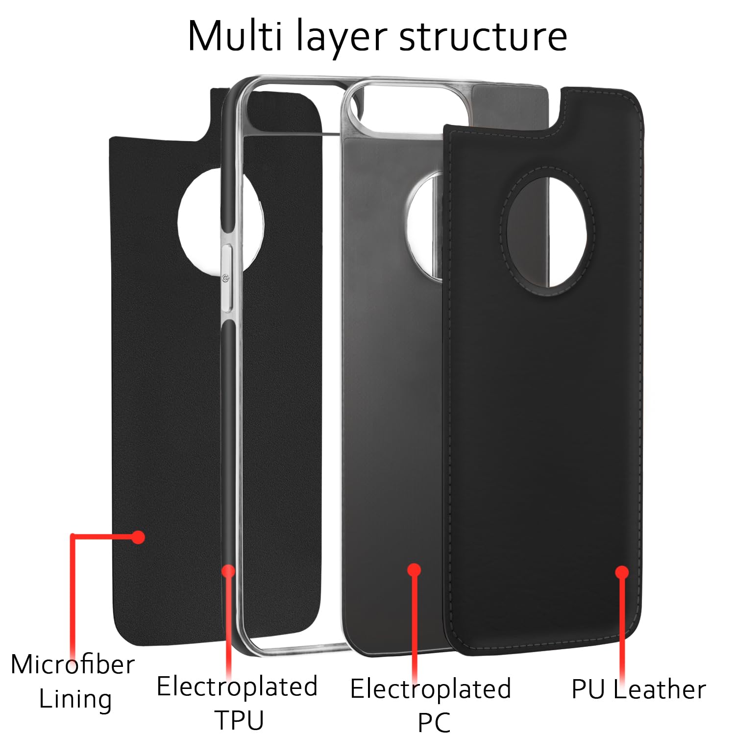Pikkme iPhone 7 Plus/8 Plus chrome black mobile cover – photo 2