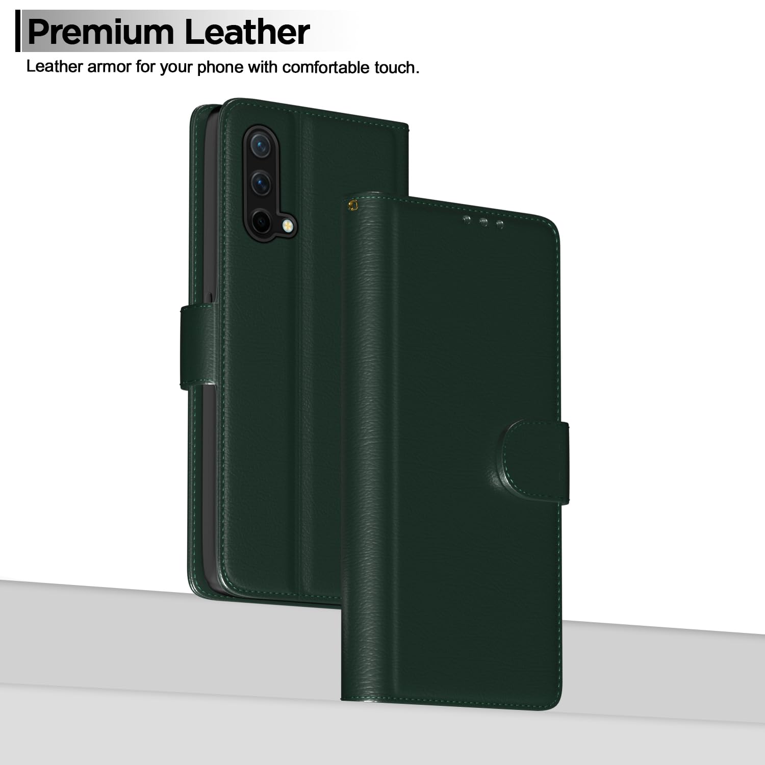 Green Wallet flip cover for OnePlus Nord CE 5G – Pikkme – photo 2