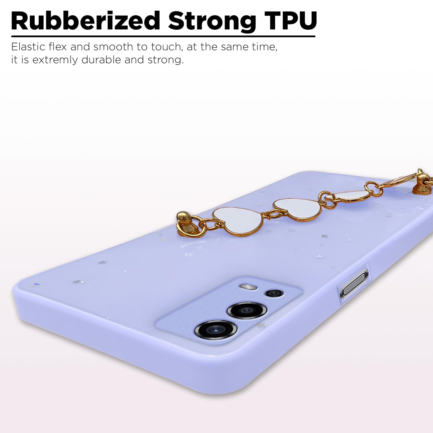 Oppo A55 mobile back cover in purple by Pikkme – photo 5