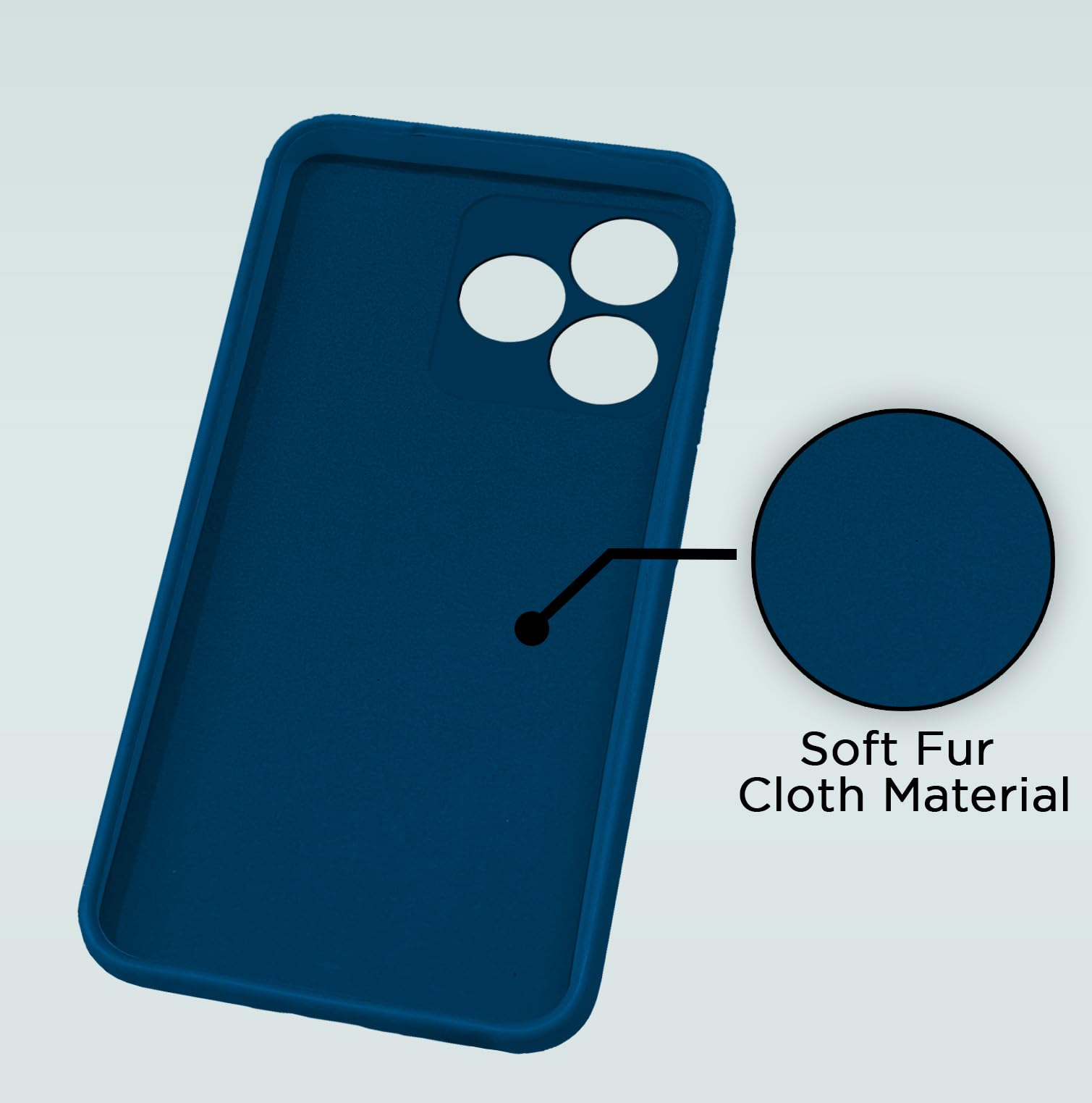 Realme Narzo N53 mobile back cover in blue by Pikkme – photo 2