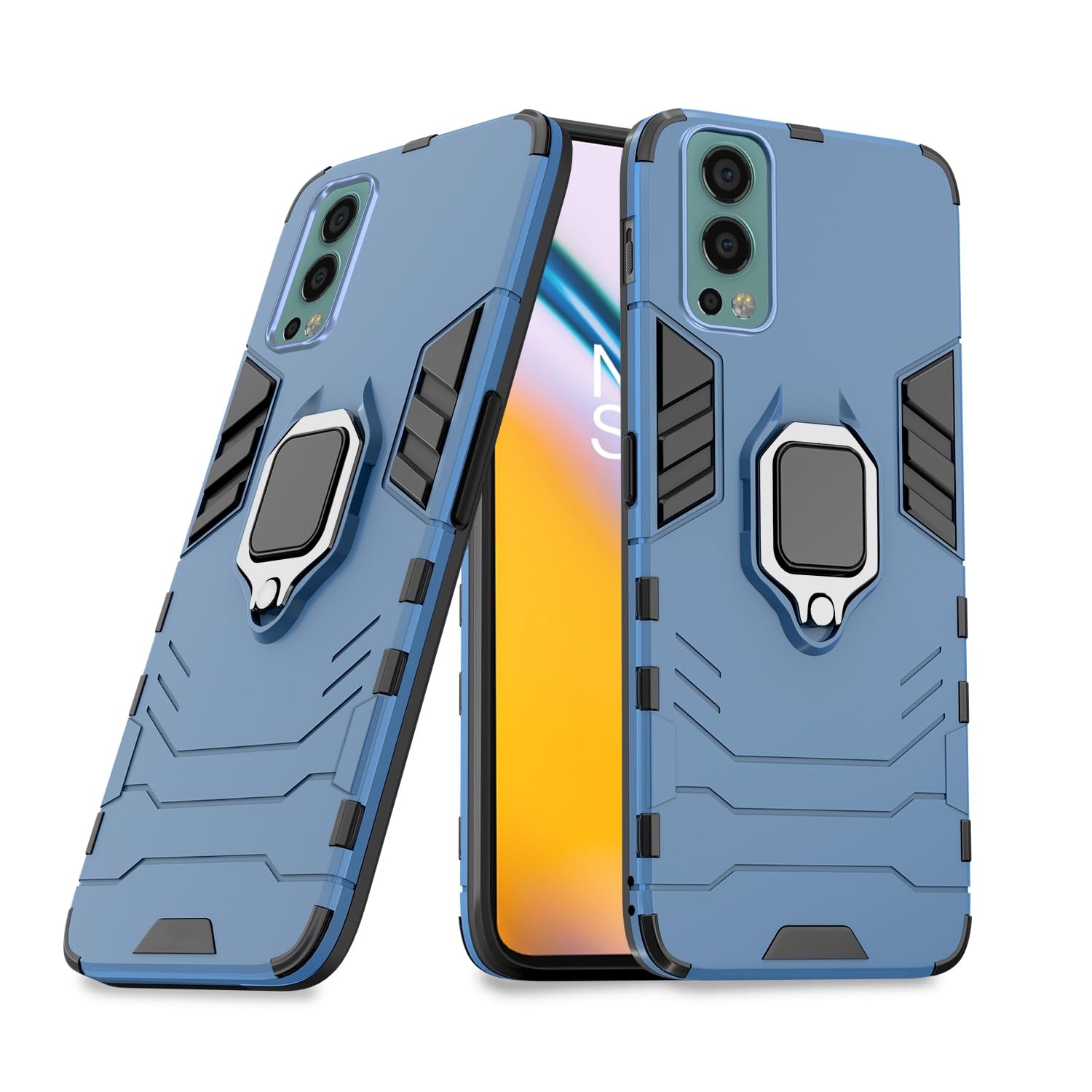 OnePlus Nord 2 5G / OnePlus Nord 2 5G D5 Tough Armor Back Cover - Blue