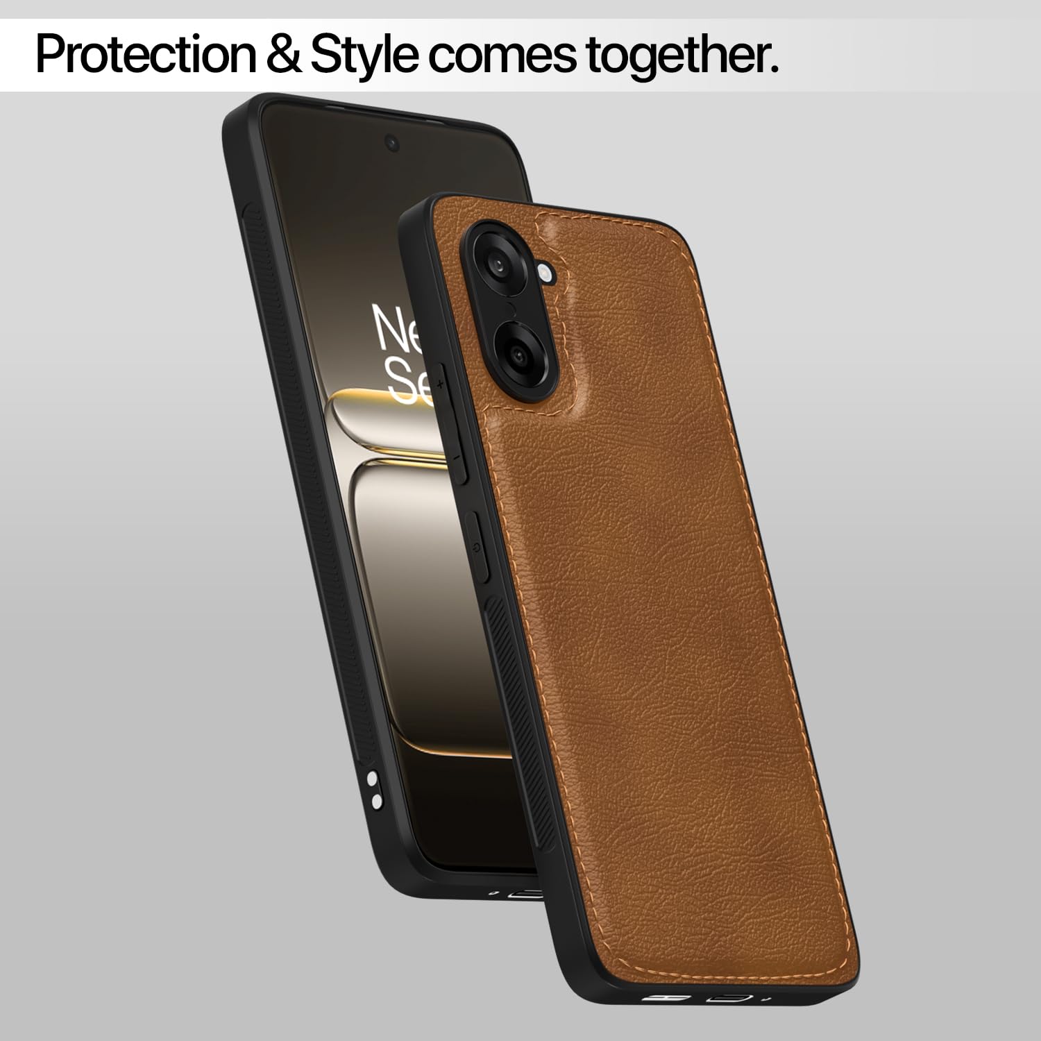 Pikkme OnePlus Nord CE 5 5G brown back cover – photo 7