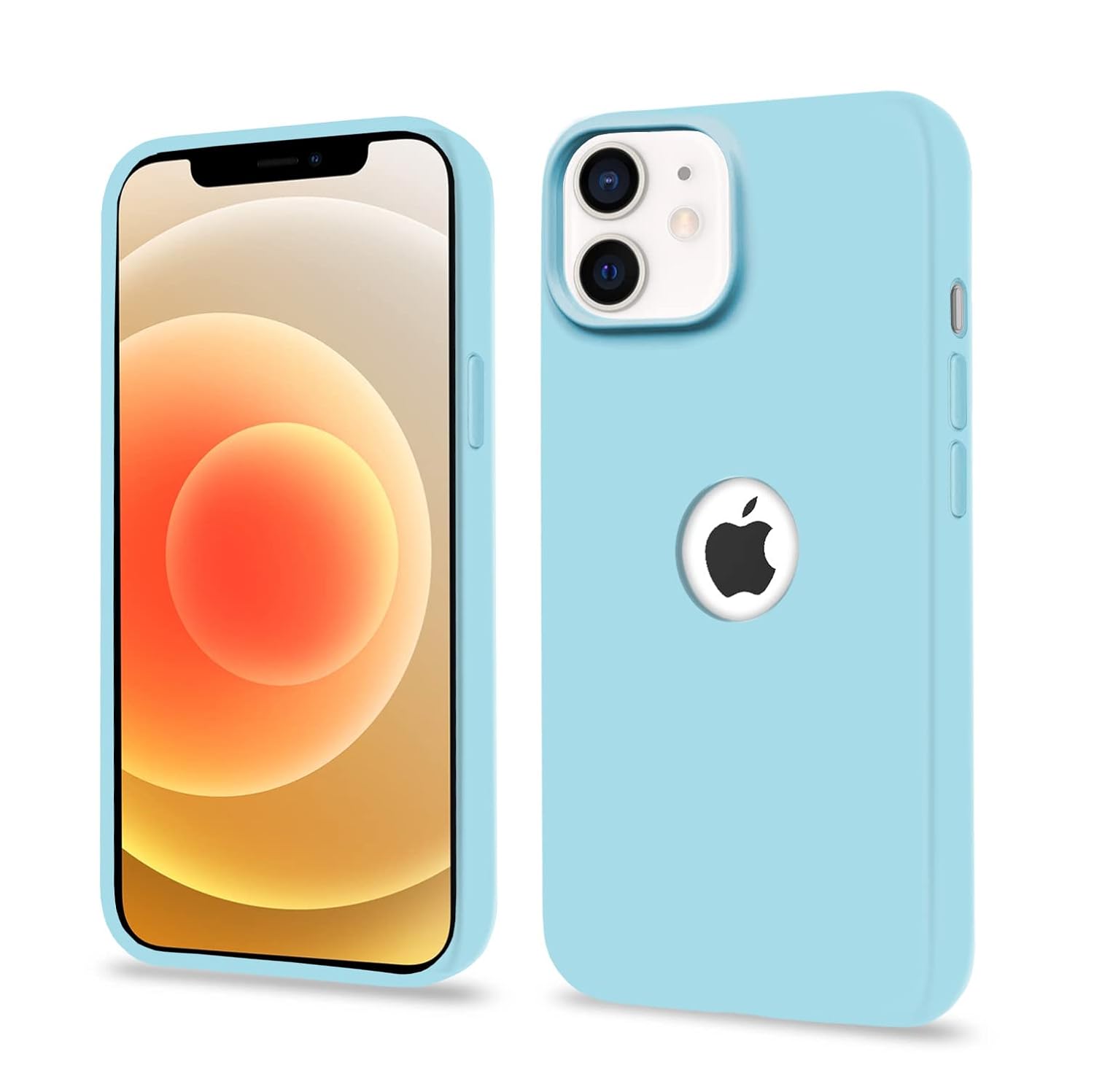 Pikkme iPhone 12/12 Pro Super Soft Silicone Back Cover (Sea Green)