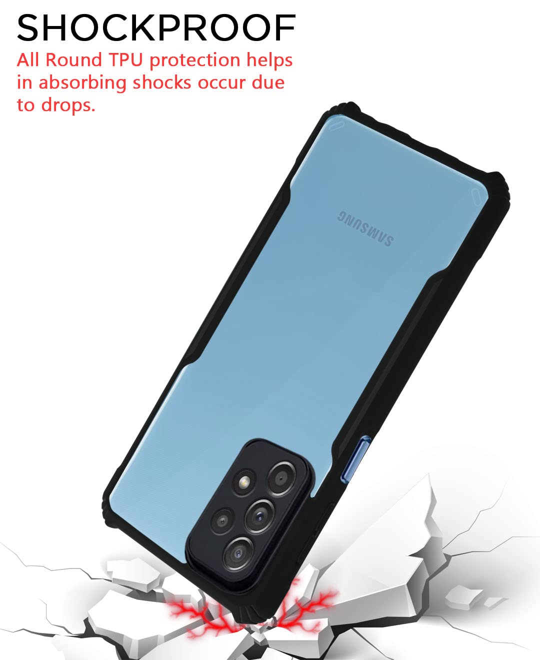 Black back cover for Samsung M32 5G – Pikkme – photo 3