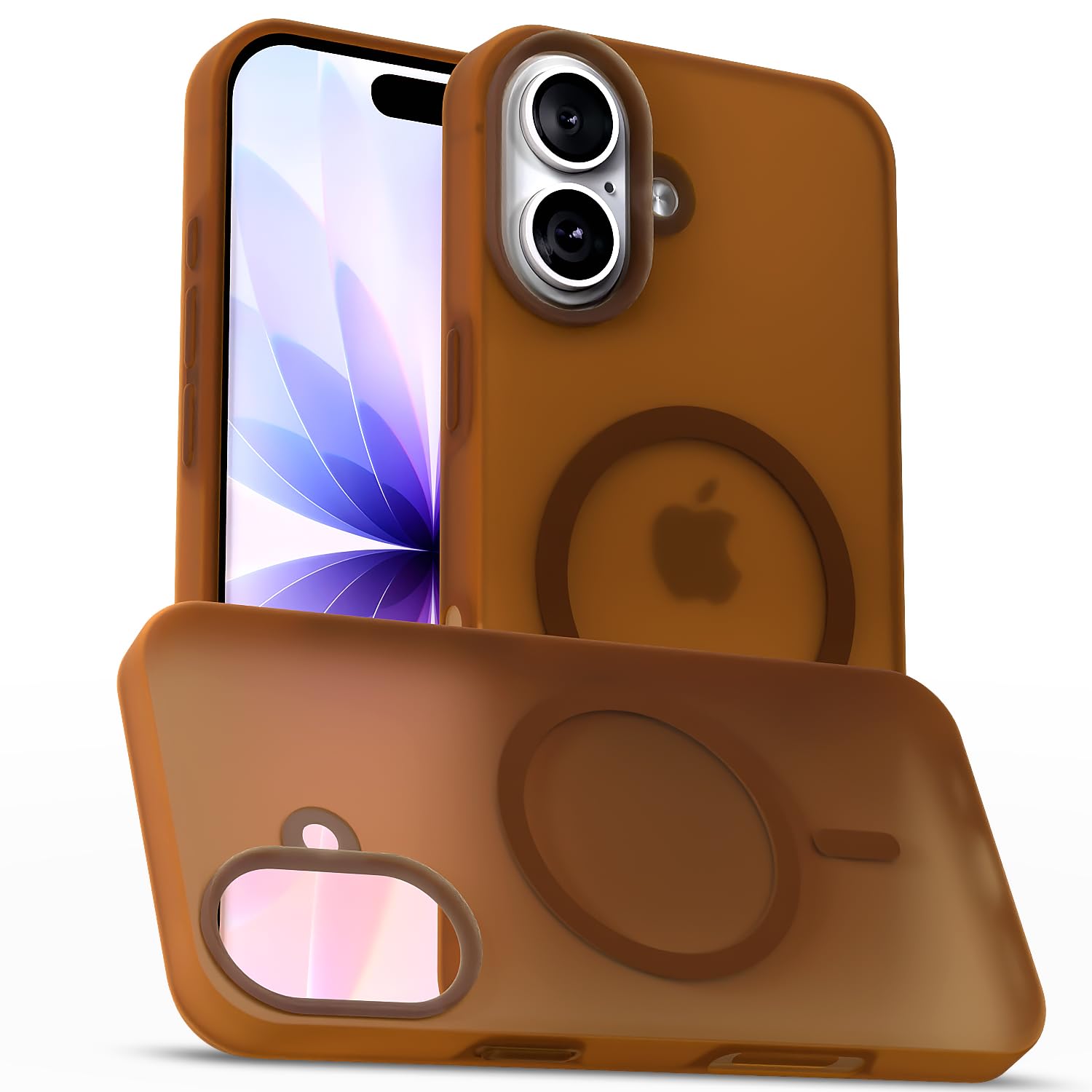 Pikkme iPhone 17 brown mobile cover