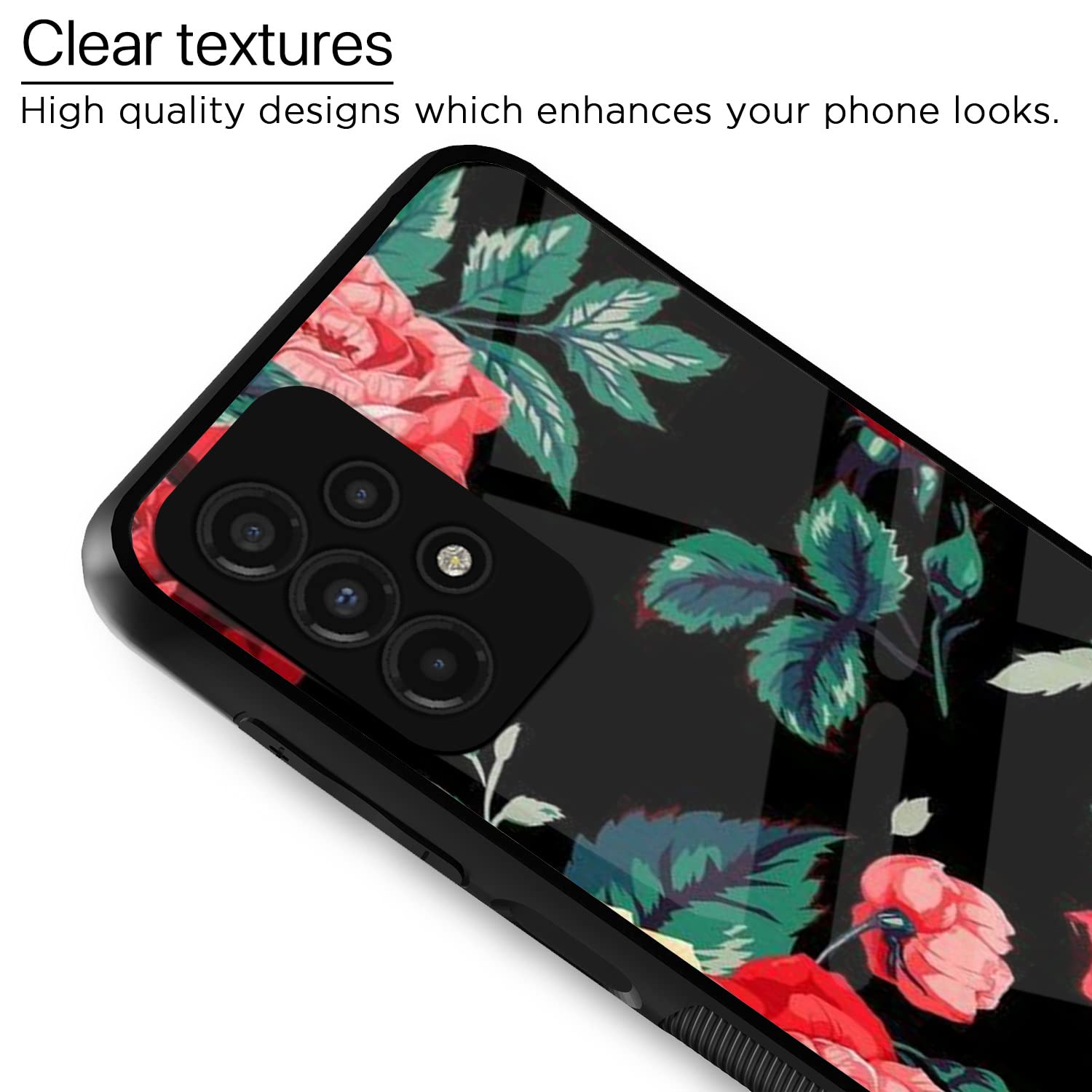 Pikkme Samsung A13 4G Flower mobile back cover – photo 4