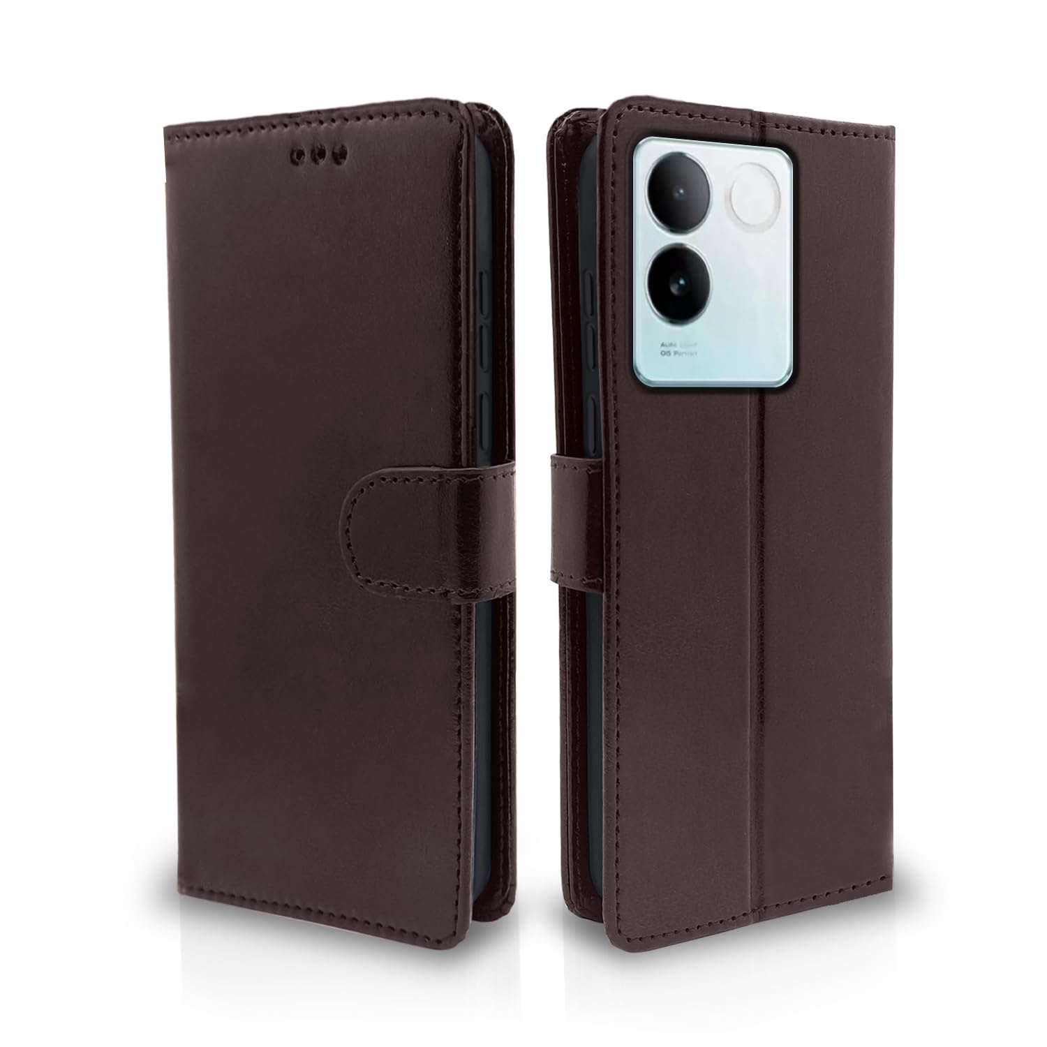 Pikkme Vivo T2 Pro 5G coffee wallet flip cover